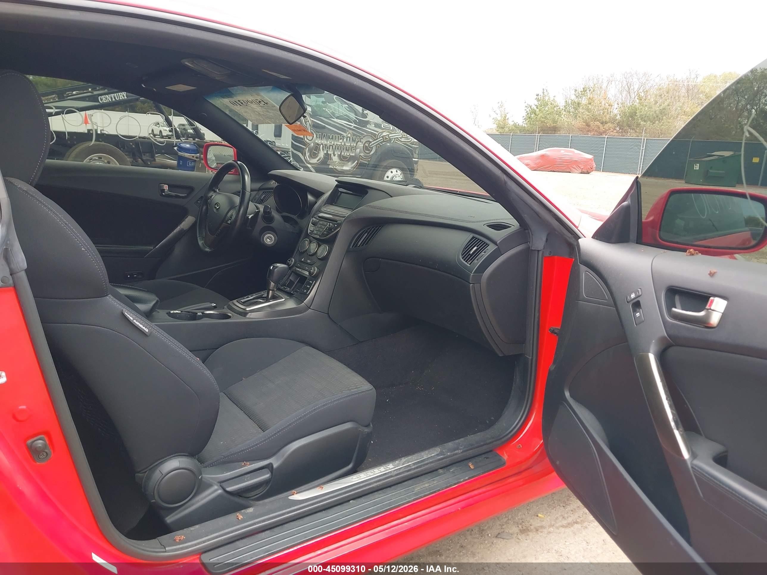 2013 Hyundai Genesis 2.0t Red vin: KMHHT6KD4DU091975