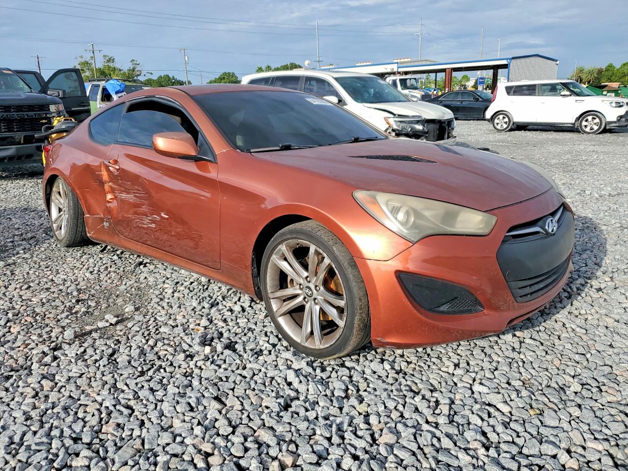 2013 Hyundai Genesis Coupe 2.0t Premium Orange vin: KMHHT6KD4DU094567