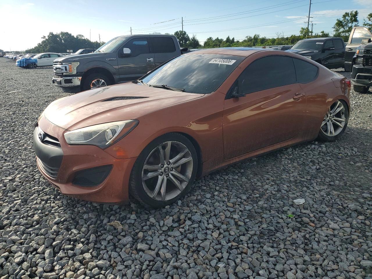 2013 Hyundai Genesis Coupe 2.0t Premium Orange vin: KMHHT6KD4DU094567
