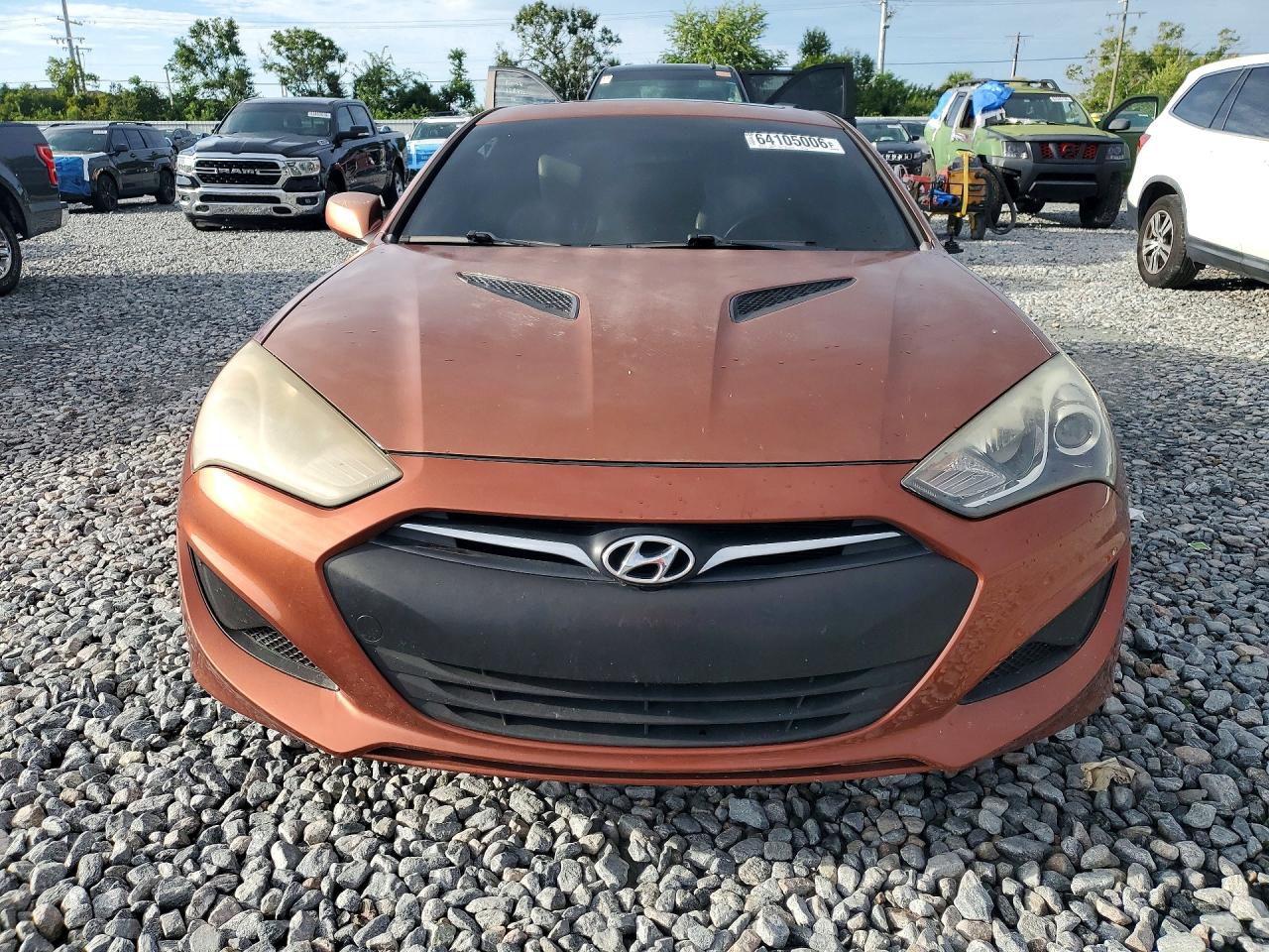 2013 Hyundai Genesis Coupe 2.0t Premium Orange vin: KMHHT6KD4DU094567