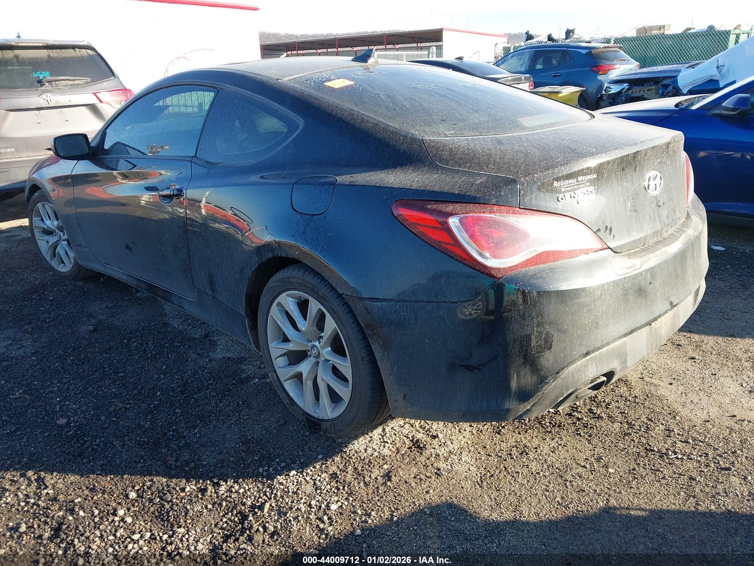 2013 Hyundai Genesis 2.0t Premium Black vin: KMHHT6KD4DU096724