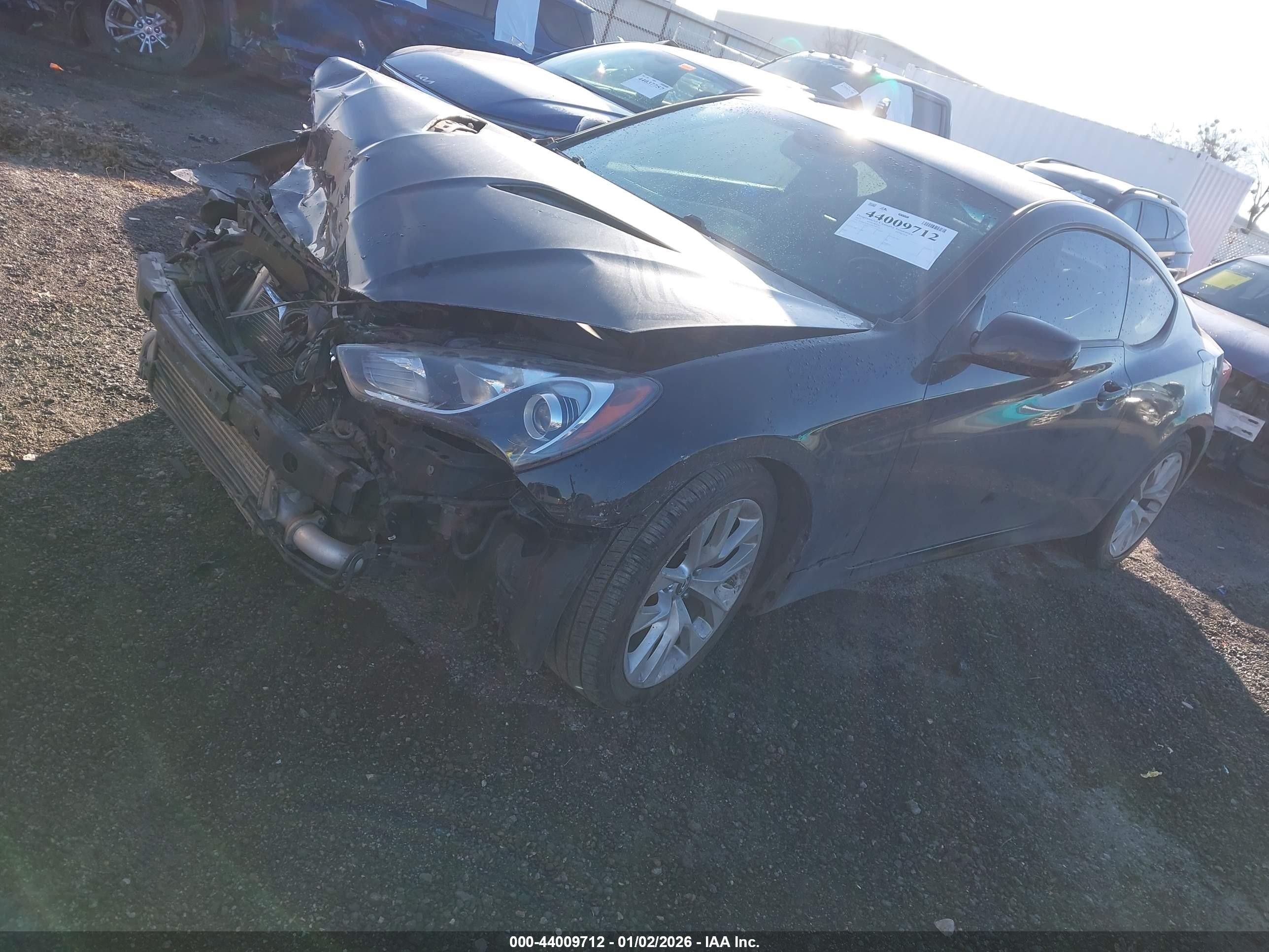 2013 Hyundai Genesis 2.0t Premium Black vin: KMHHT6KD4DU096724