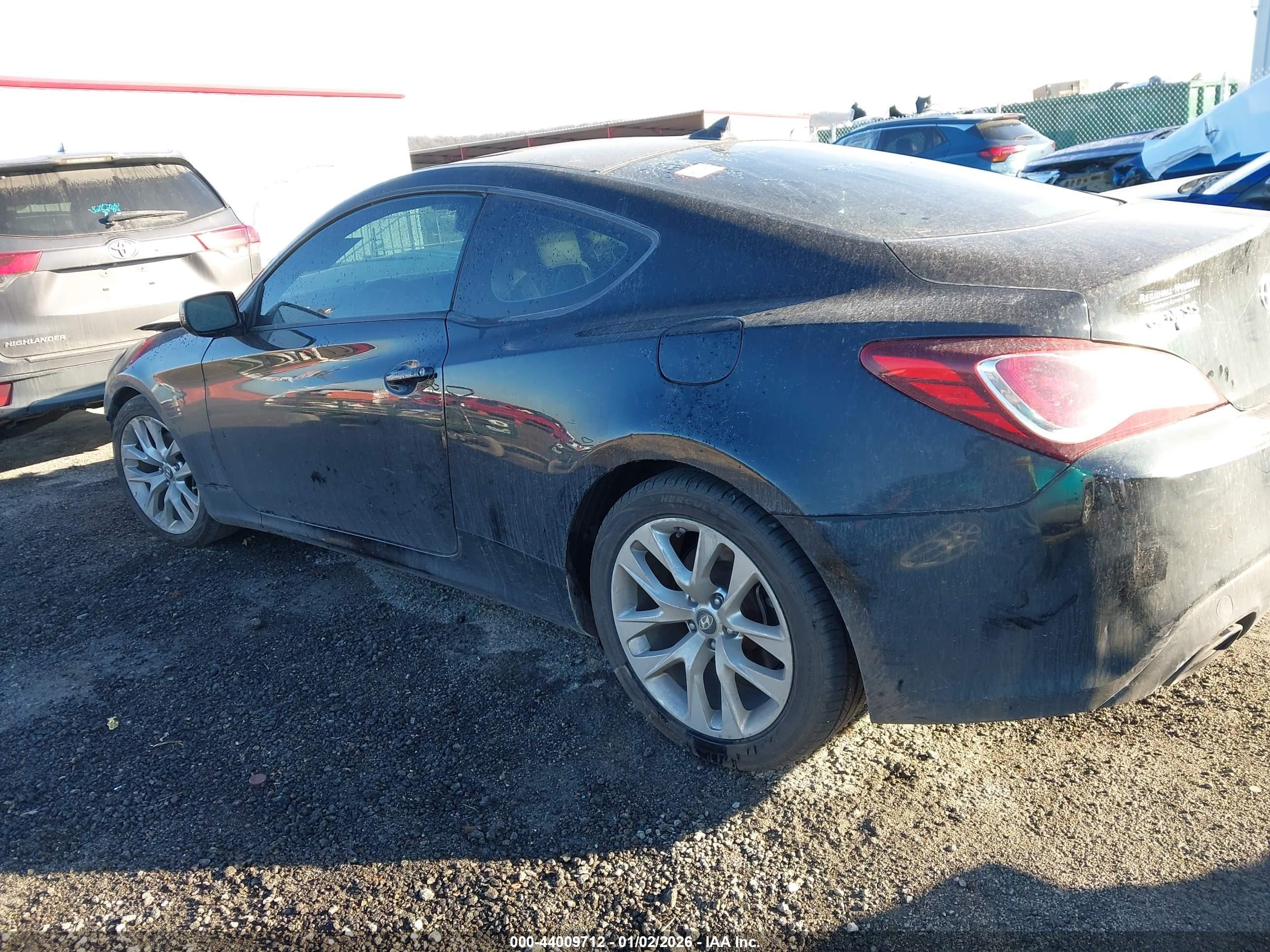 2013 Hyundai Genesis 2.0t Premium Black vin: KMHHT6KD4DU096724