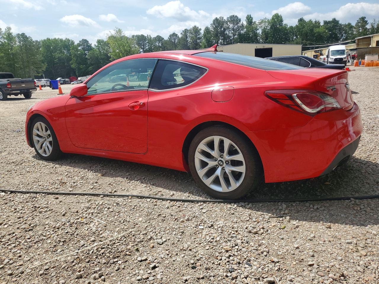 2013 Hyundai Genesis Coupe 2.0t Красный vin: KMHHT6KD4DU109083