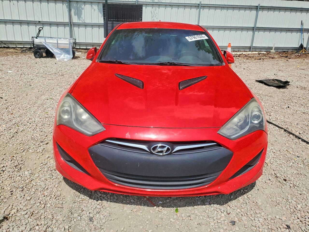 2013 Hyundai Genesis Coupe 2.0t Красный vin: KMHHT6KD4DU109083