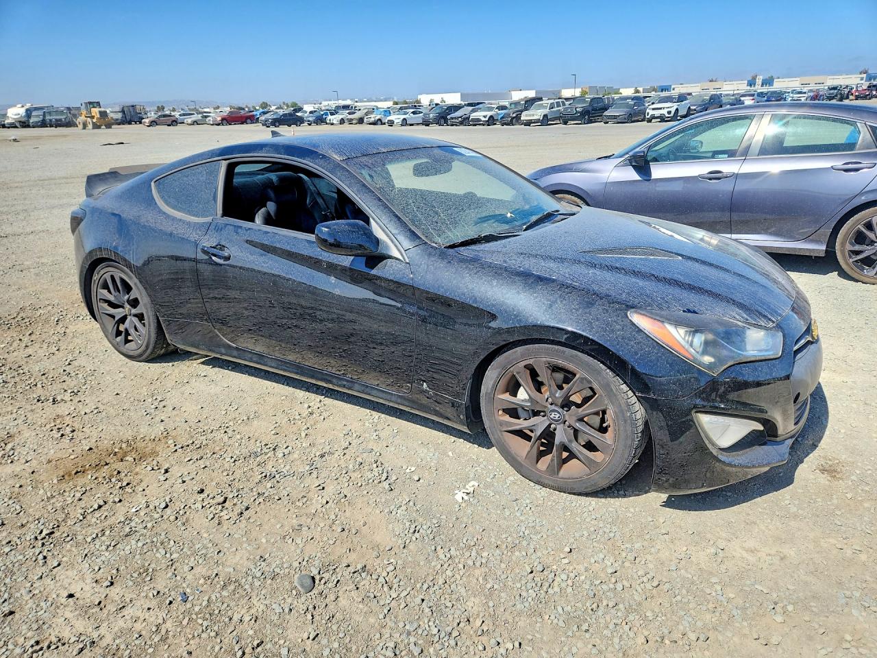 2014 Hyundai Genesis Coupe 2.0t Black vin: KMHHT6KD4EU113717