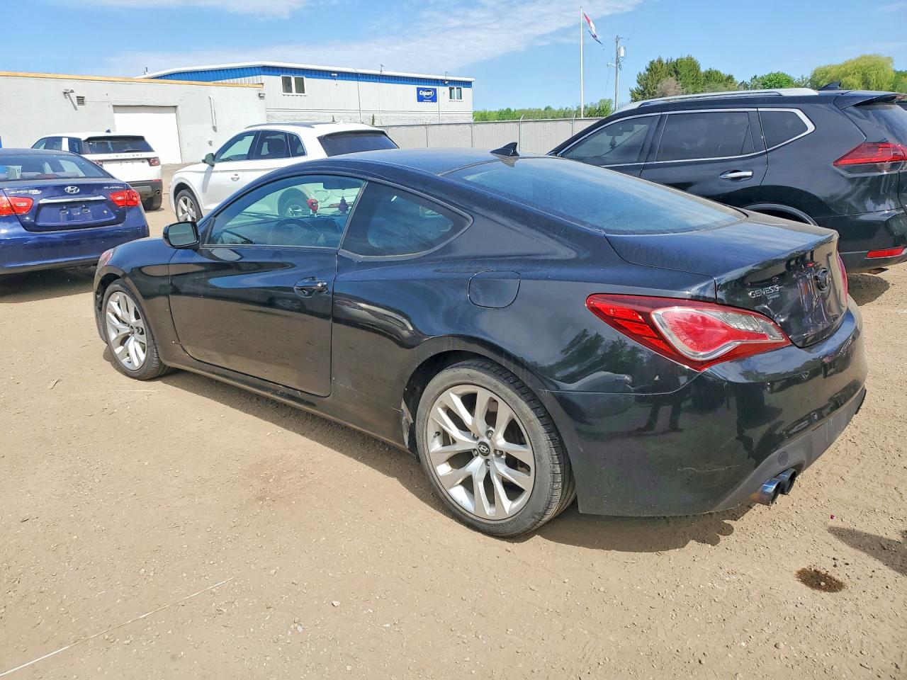 2014 Hyundai Genesis Coupe 2.0t Black vin: KMHHT6KD4EU115242