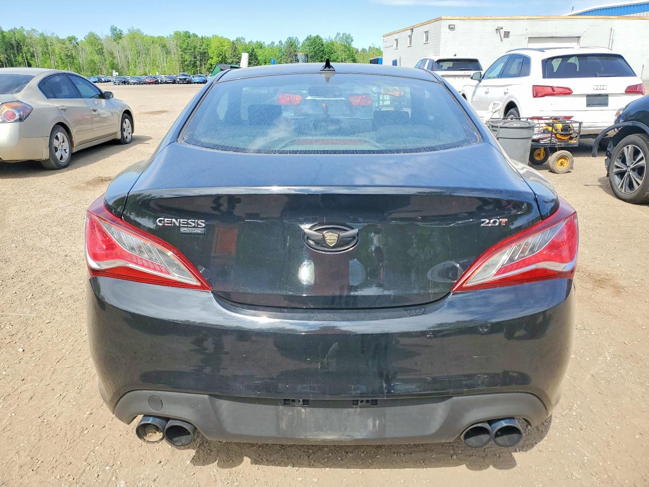 2014 Hyundai Genesis Coupe 2.0t Black vin: KMHHT6KD4EU115242