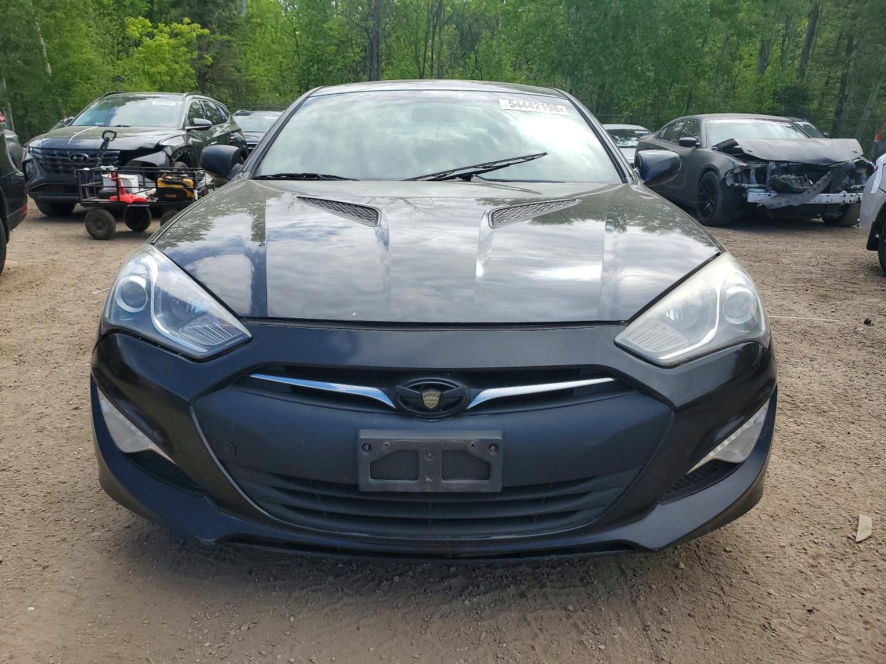 2014 Hyundai Genesis Coupe 2.0t Black vin: KMHHT6KD4EU115242