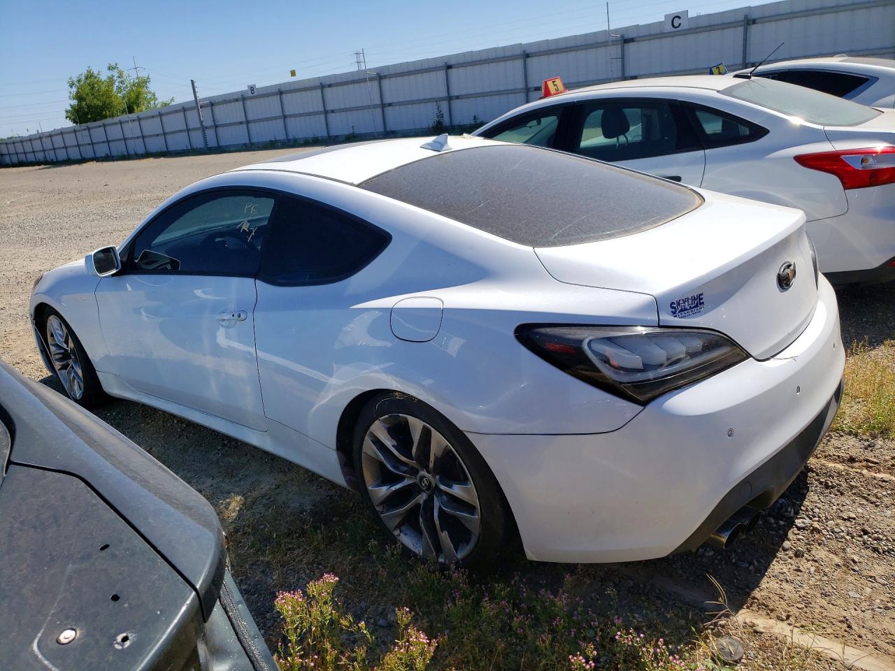 2014 Hyundai Genesis Coupe 2.0t Premium Белый vin: KMHHT6KD4EU119985