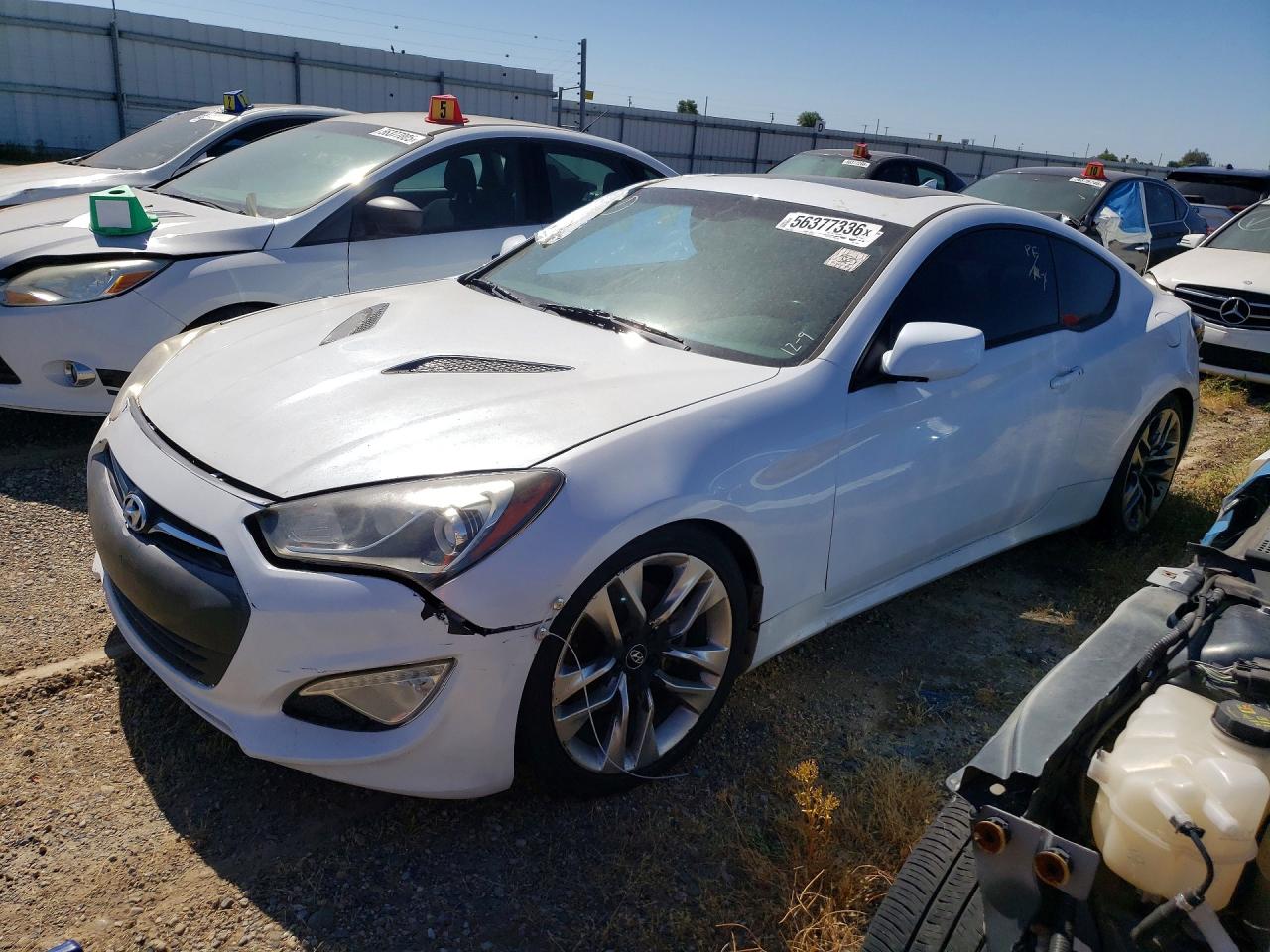 2014 Hyundai Genesis Coupe 2.0t Premium Белый vin: KMHHT6KD4EU119985