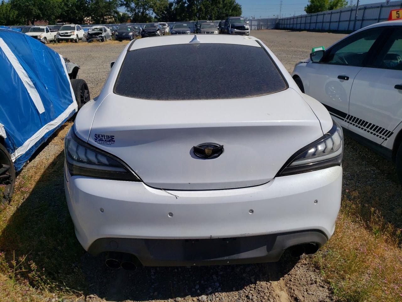 2014 Hyundai Genesis Coupe 2.0t Premium Белый vin: KMHHT6KD4EU119985