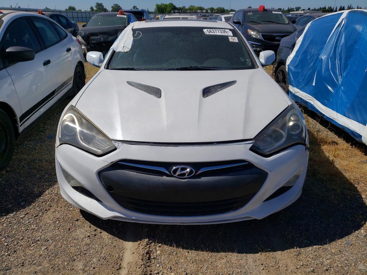 2014 Hyundai Genesis Coupe 2.0t Premium Белый vin: KMHHT6KD4EU119985