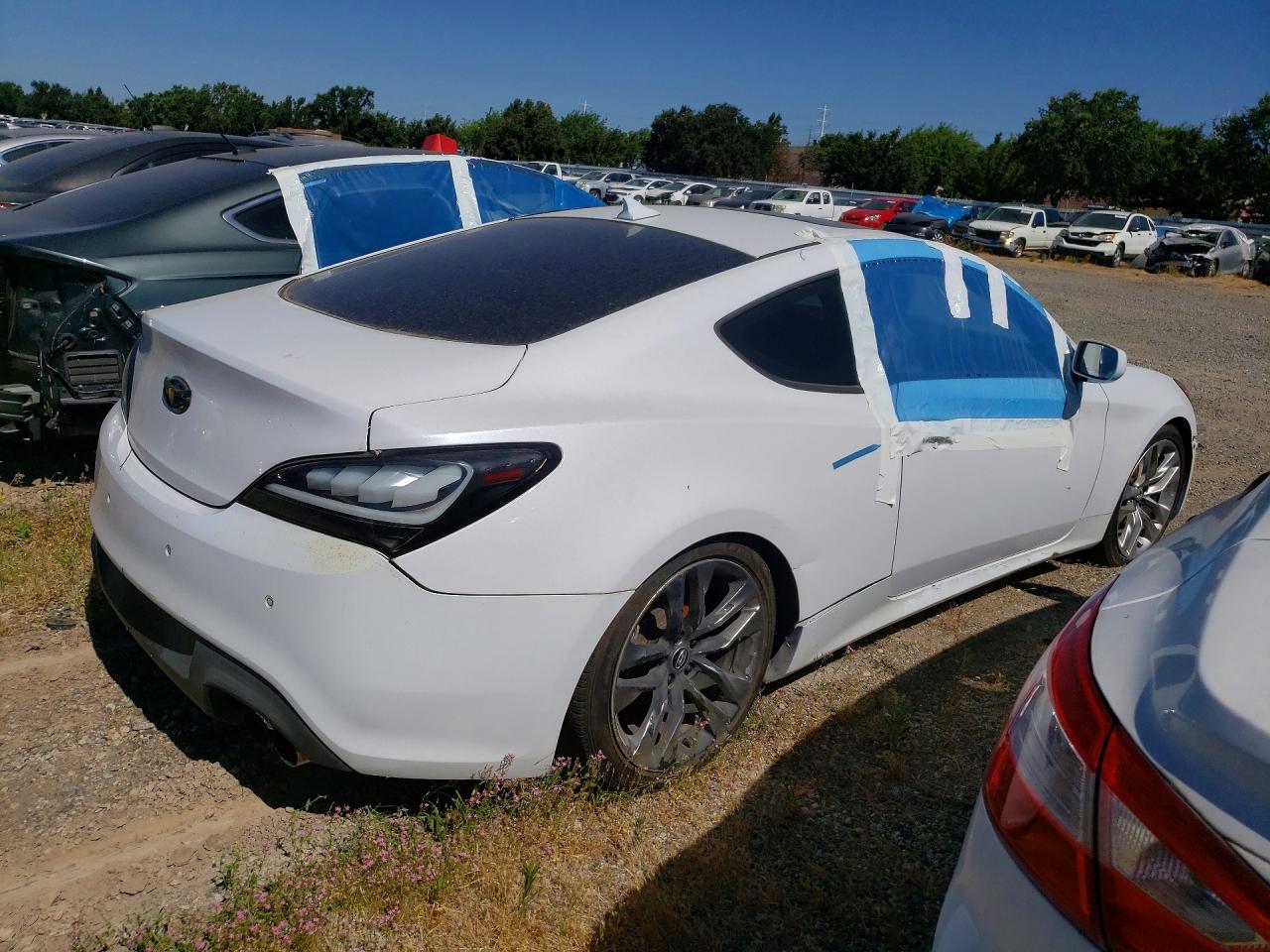 2014 Hyundai Genesis Coupe 2.0t Premium Белый vin: KMHHT6KD4EU119985