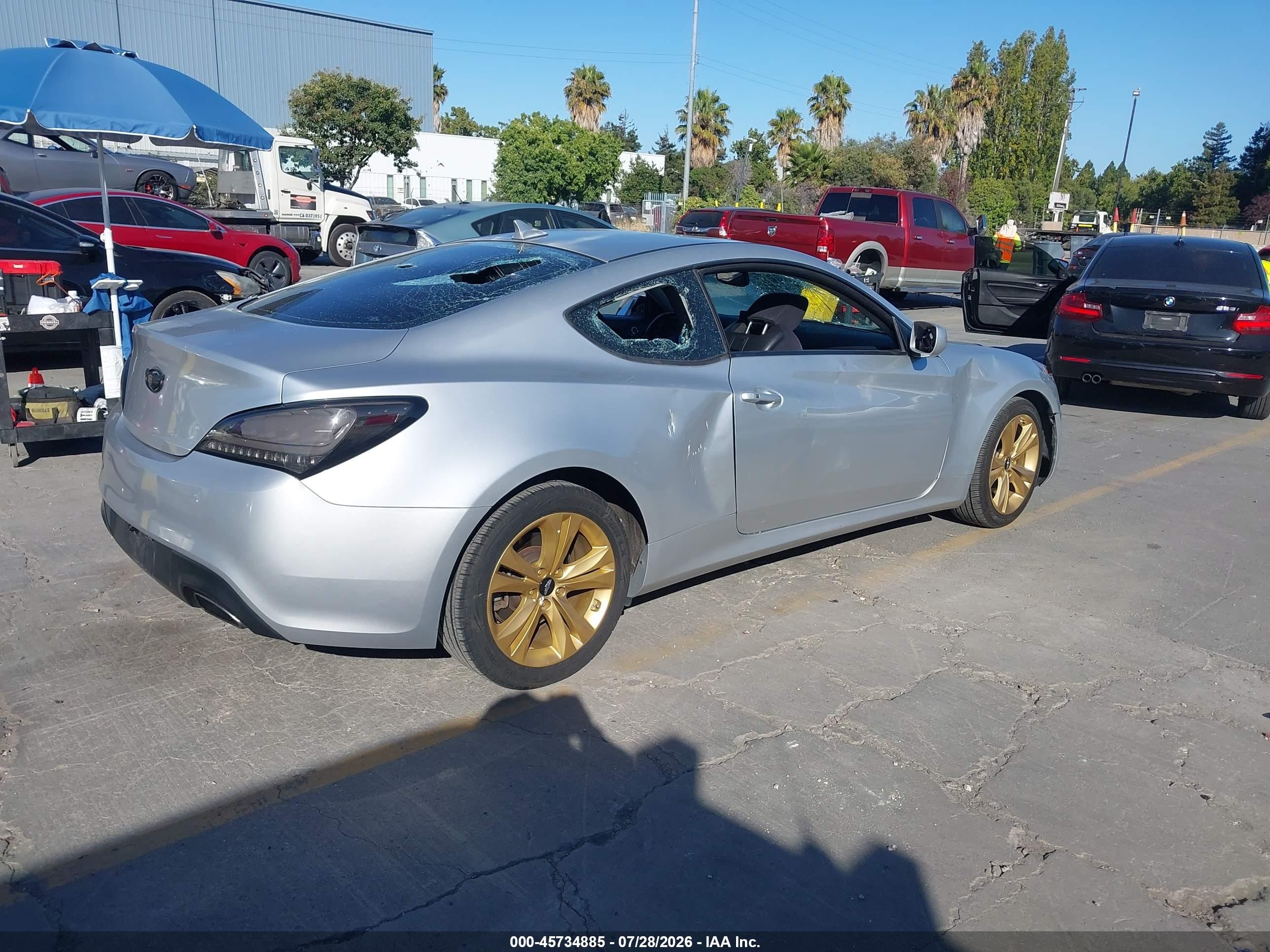 2010 Hyundai Genesis 2.0t Premium Серый vin: KMHHT6KD5AU016682