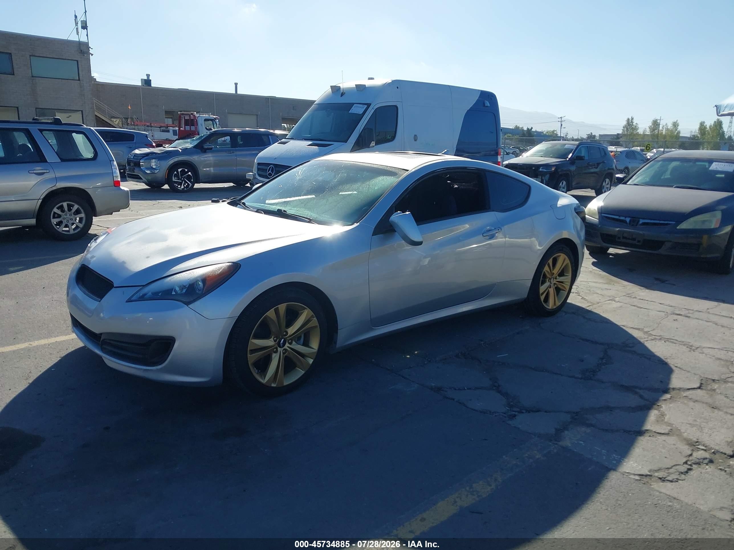 2010 Hyundai Genesis 2.0t Premium Серый vin: KMHHT6KD5AU016682