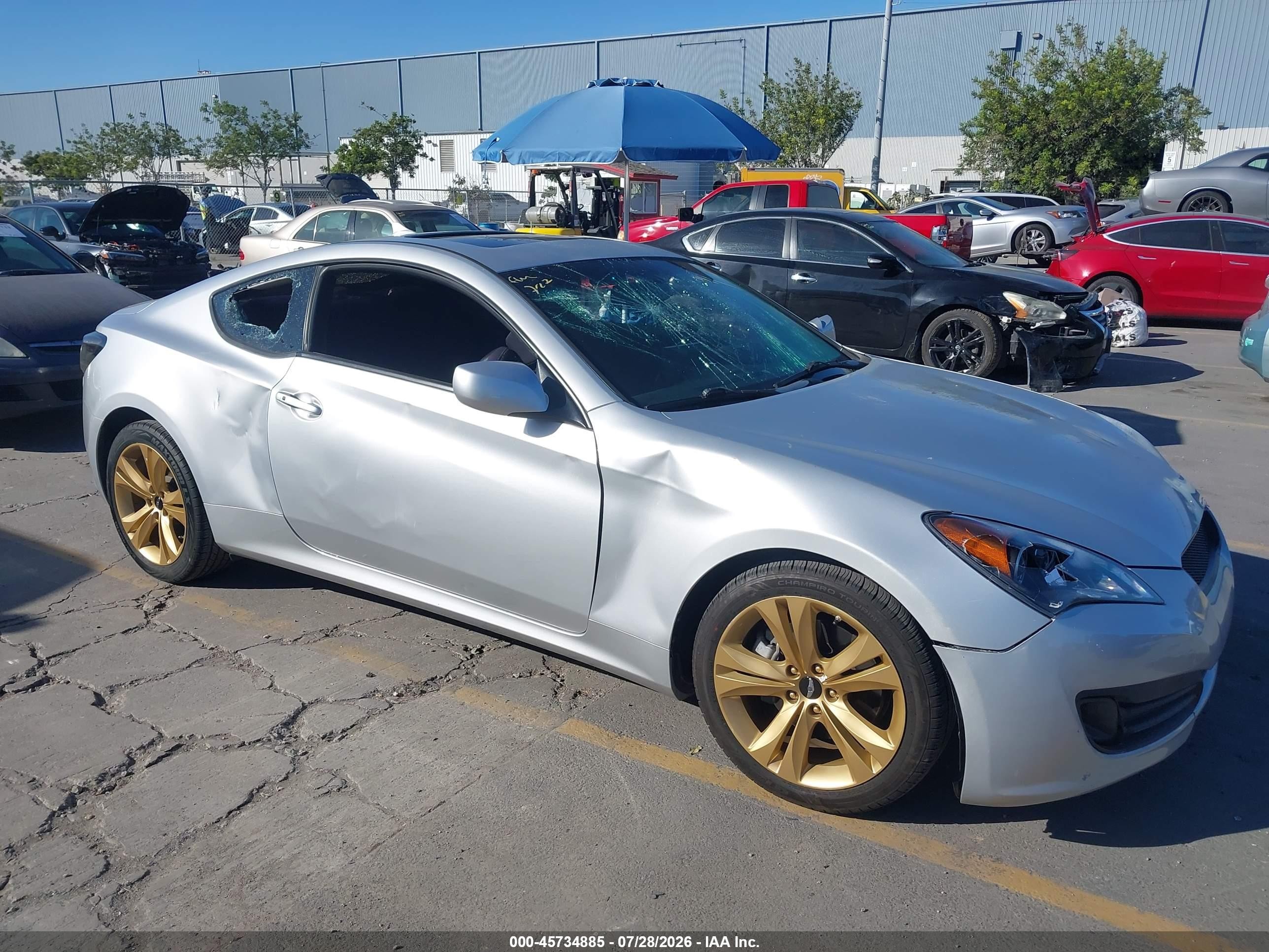 2010 Hyundai Genesis 2.0t Premium Серый vin: KMHHT6KD5AU016682