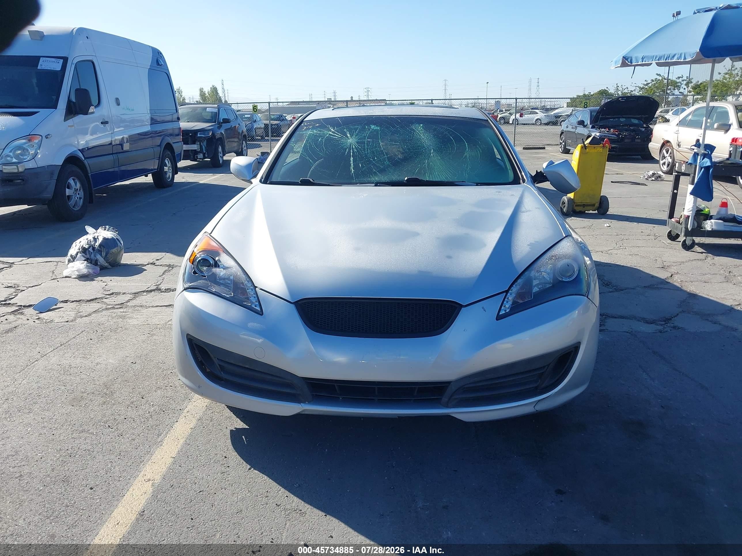 2010 Hyundai Genesis 2.0t Premium Серый vin: KMHHT6KD5AU016682