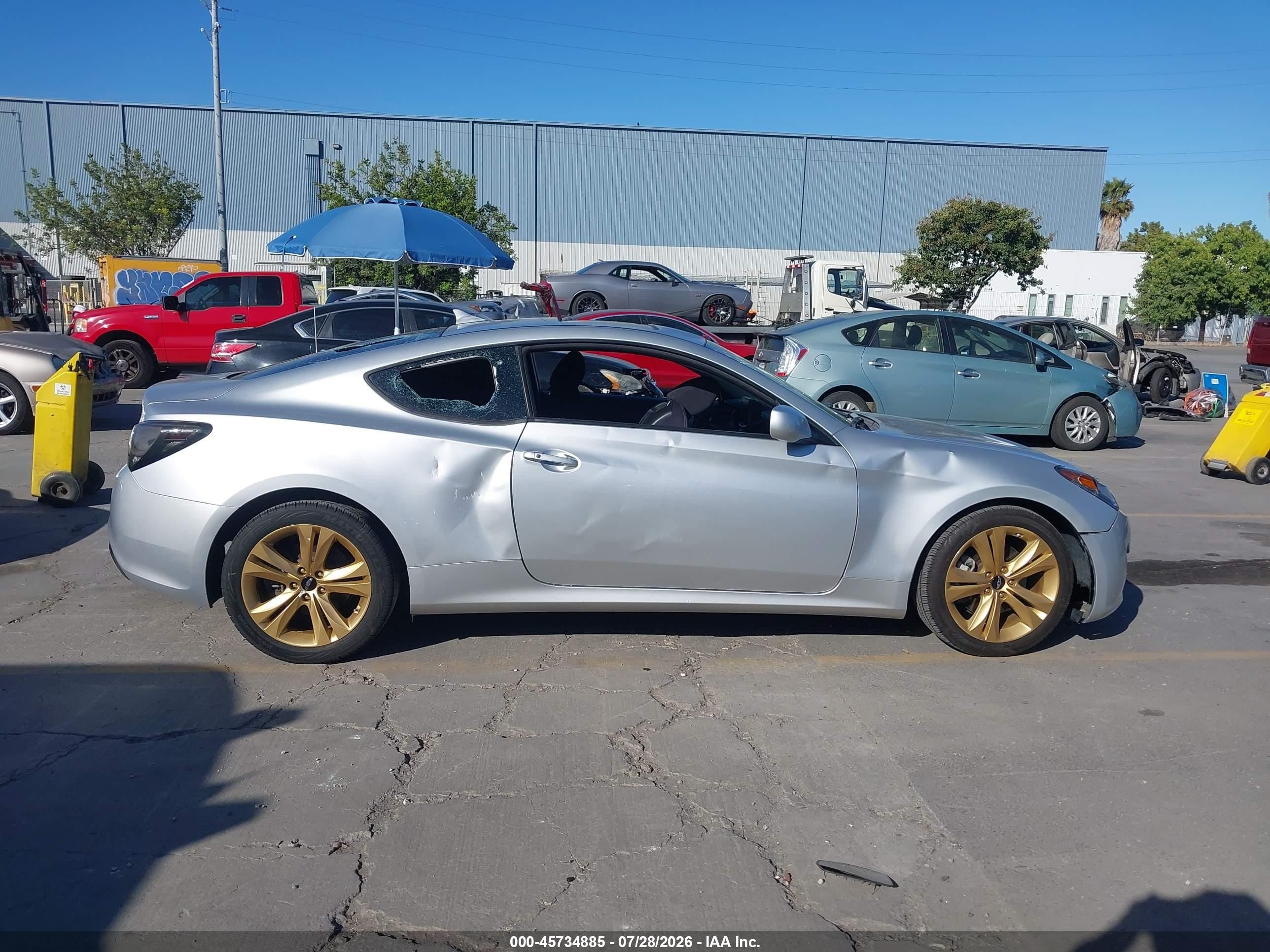 2010 Hyundai Genesis 2.0t Premium Серый vin: KMHHT6KD5AU016682