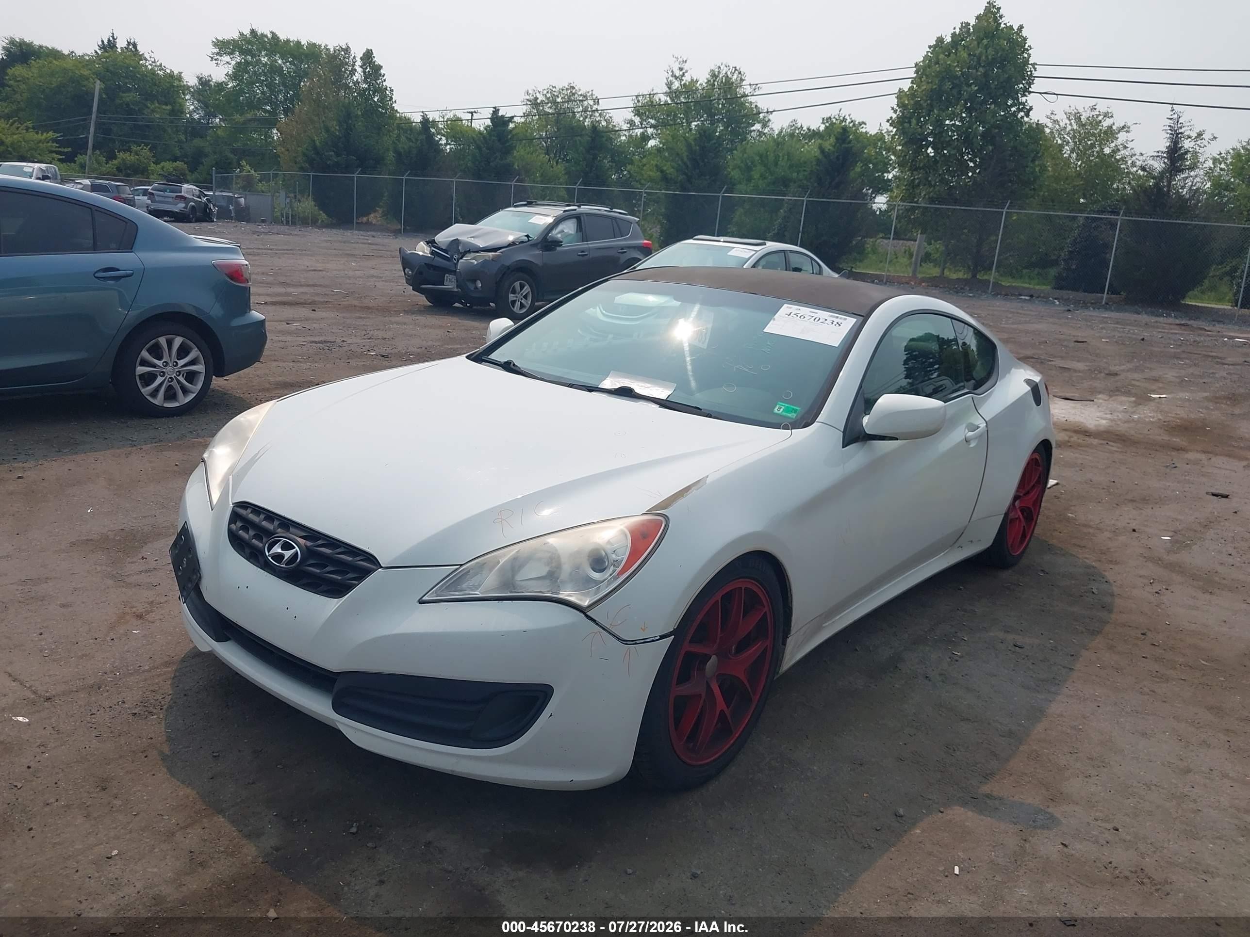 2012 Hyundai Genesis 2.0t R-spec Silver vin: KMHHT6KD5CU074214