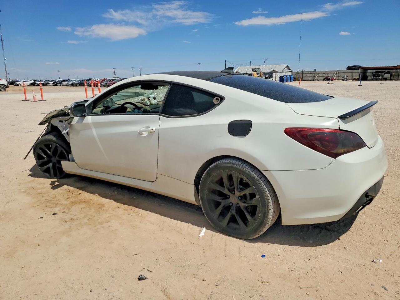 2012 Hyundai Genesis Coupe 2.0t Белый vin: KMHHT6KD5CU074388