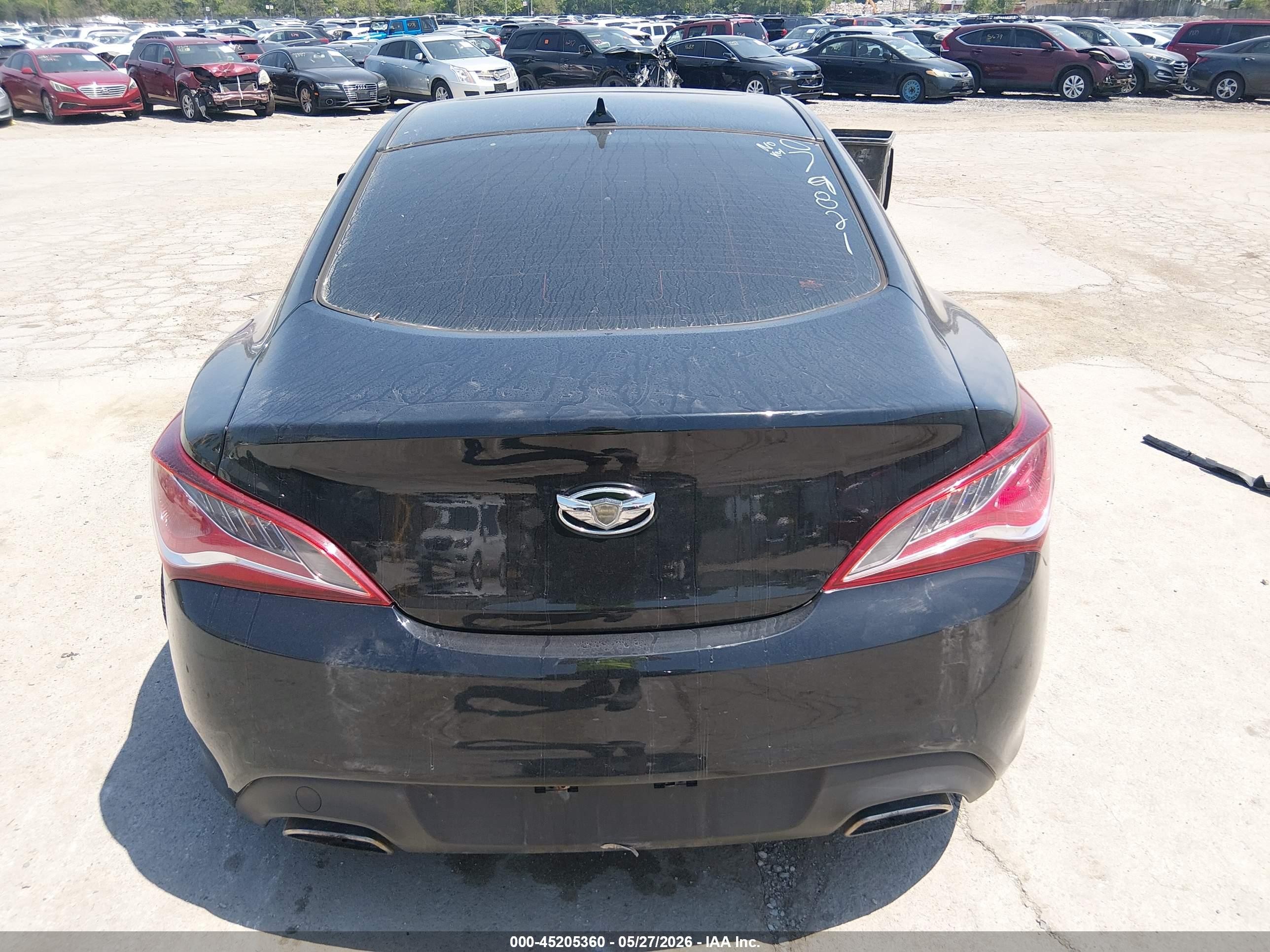 2013 Hyundai Genesis   Black vin: KMHHT6KD5DU079821