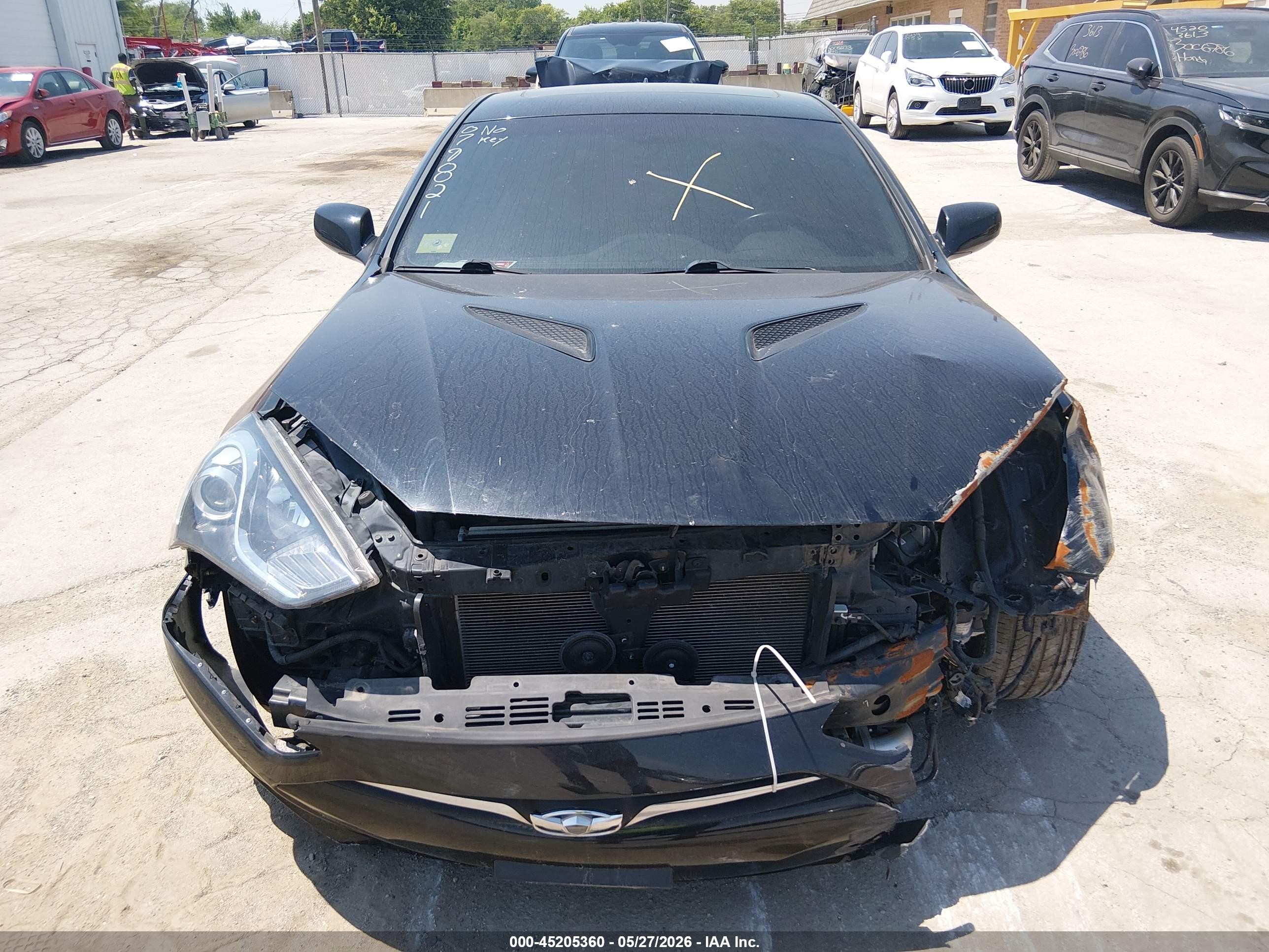 2013 Hyundai Genesis   Black vin: KMHHT6KD5DU079821