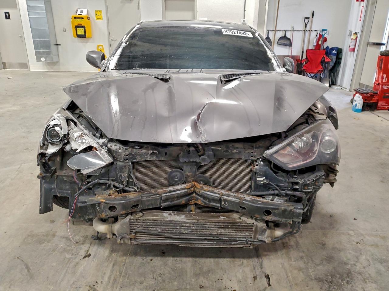 2013 Hyundai Genesis Coupe 2.0t Gray vin: KMHHT6KD5DU084890