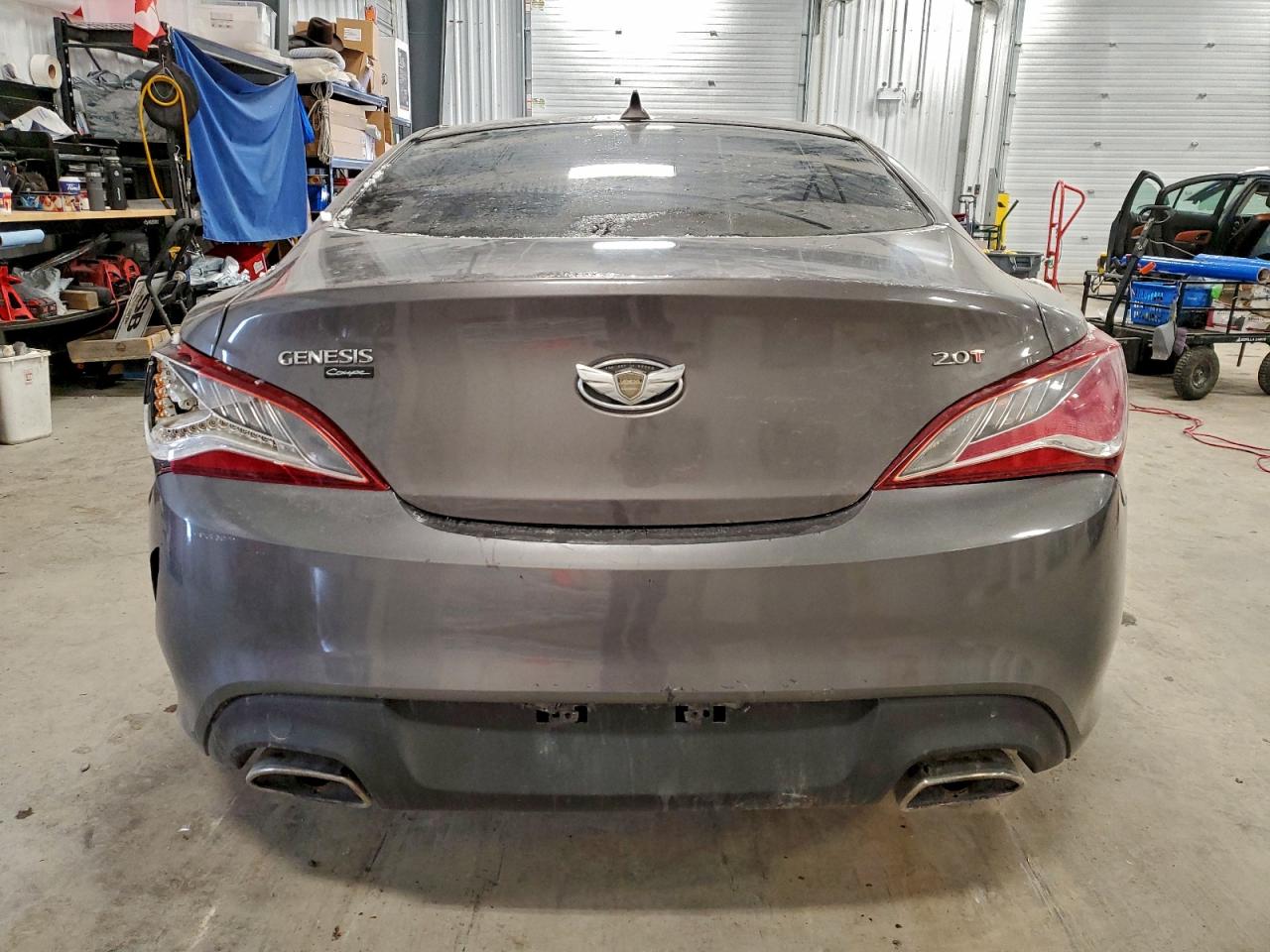 2013 Hyundai Genesis Coupe 2.0t Gray vin: KMHHT6KD5DU084890