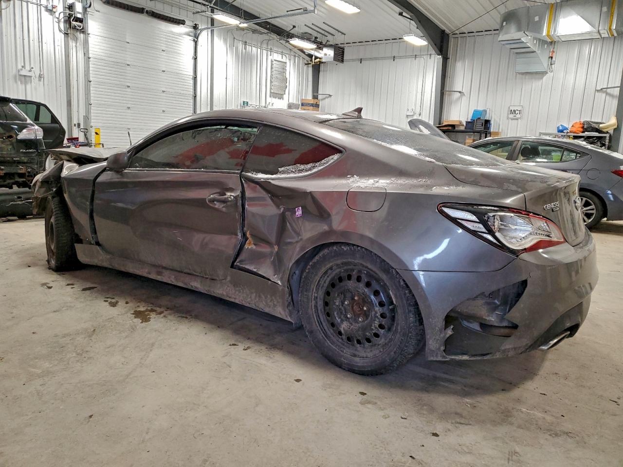 2013 Hyundai Genesis Coupe 2.0t Gray vin: KMHHT6KD5DU084890