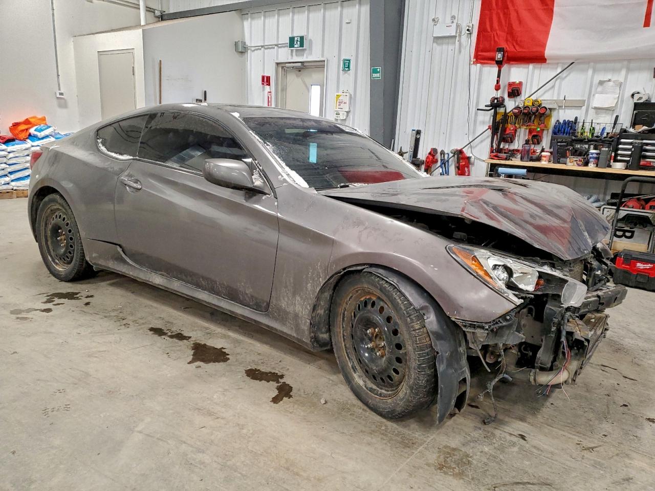 2013 Hyundai Genesis Coupe 2.0t Gray vin: KMHHT6KD5DU084890