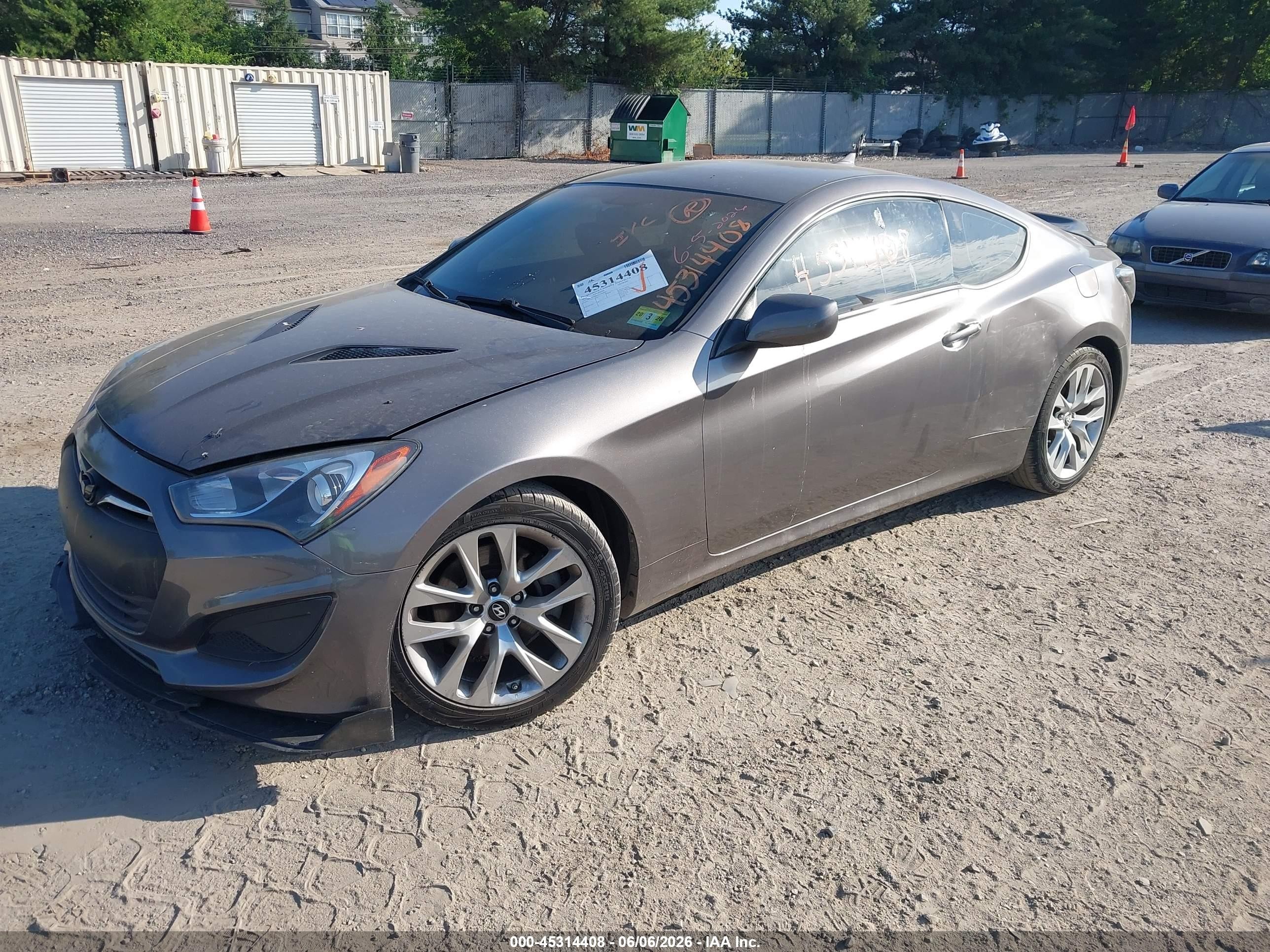 2013 Hyundai Genesis 2.0t Gray vin: KMHHT6KD5DU099860