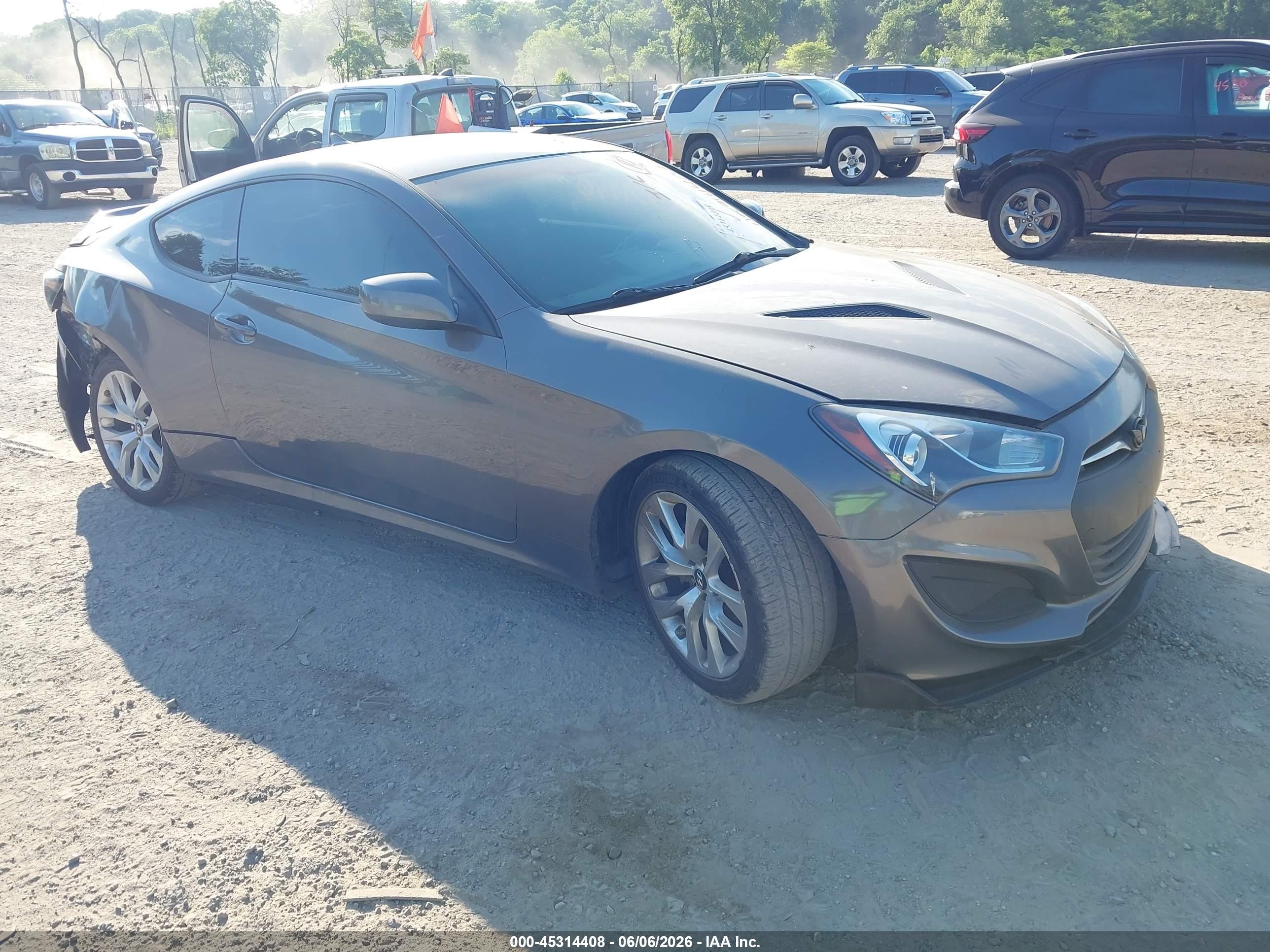 2013 Hyundai Genesis 2.0t Gray vin: KMHHT6KD5DU099860