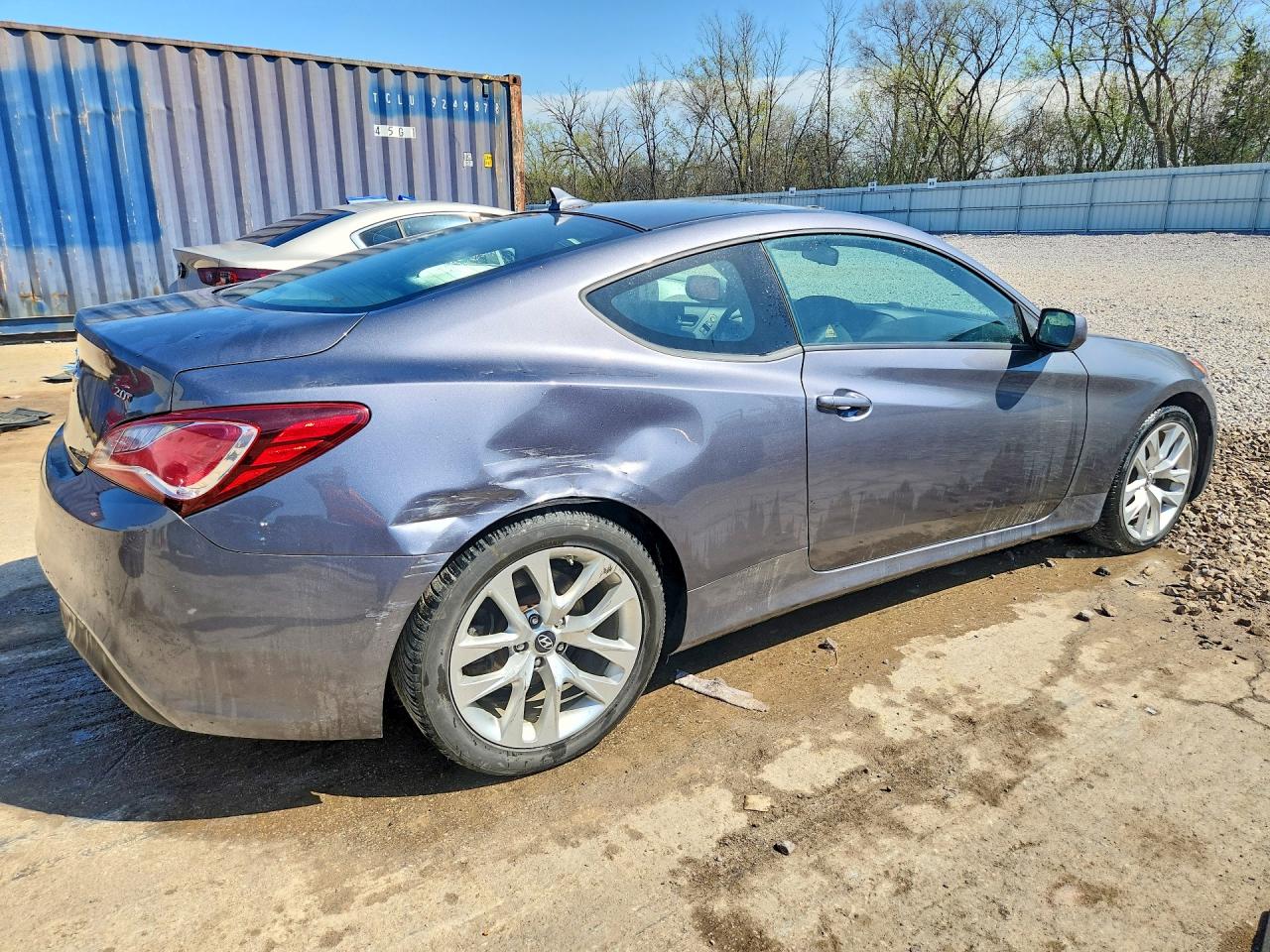 2013 Hyundai Genesis Coupe 2.0t Gray vin: KMHHT6KD5DU110954