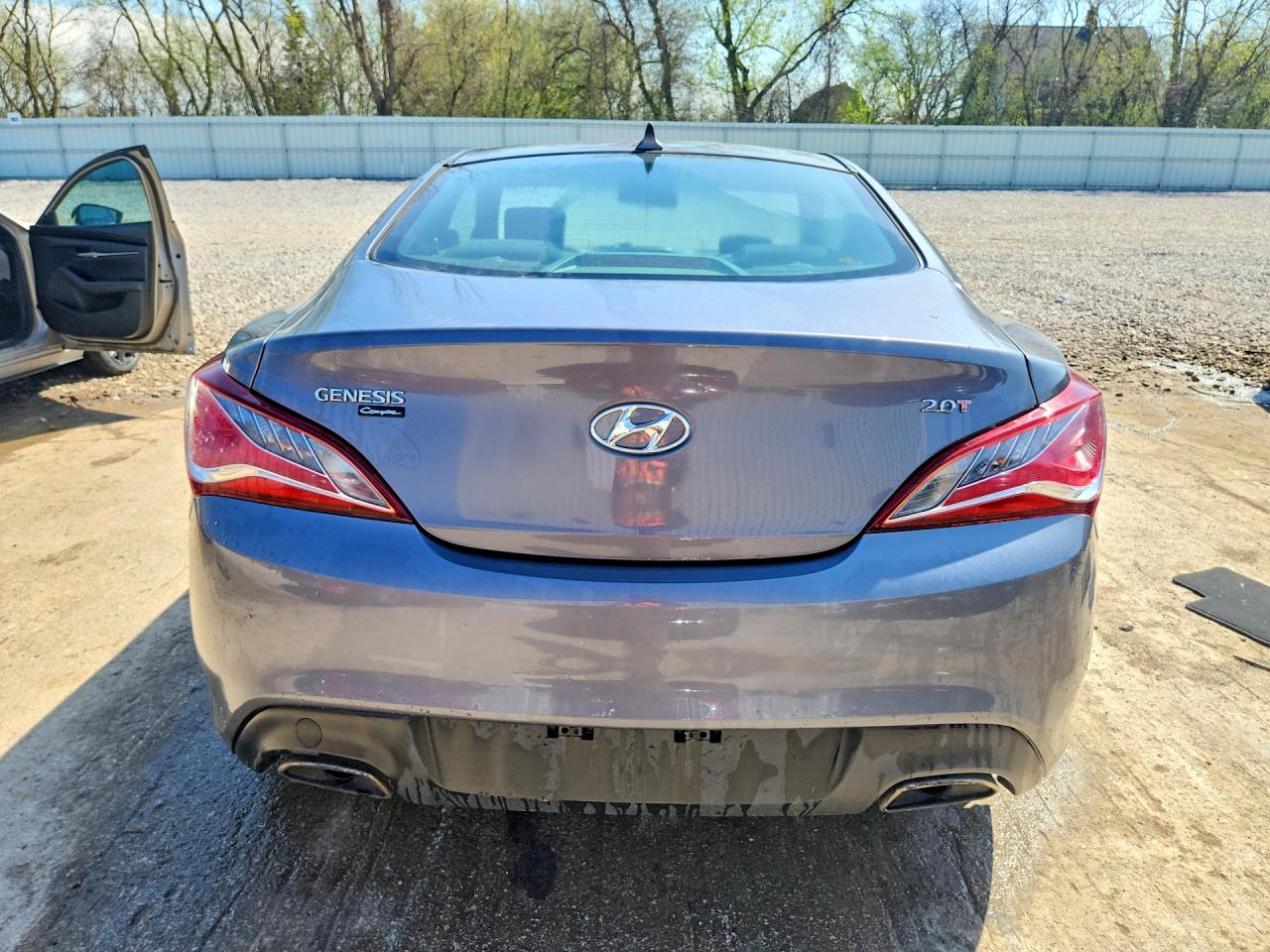2013 Hyundai Genesis Coupe 2.0t Gray vin: KMHHT6KD5DU110954