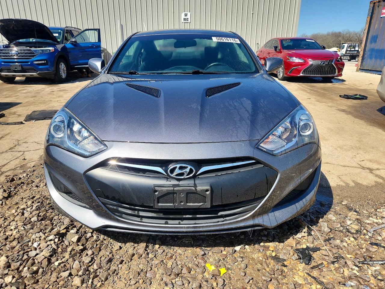 2013 Hyundai Genesis Coupe 2.0t Gray vin: KMHHT6KD5DU110954