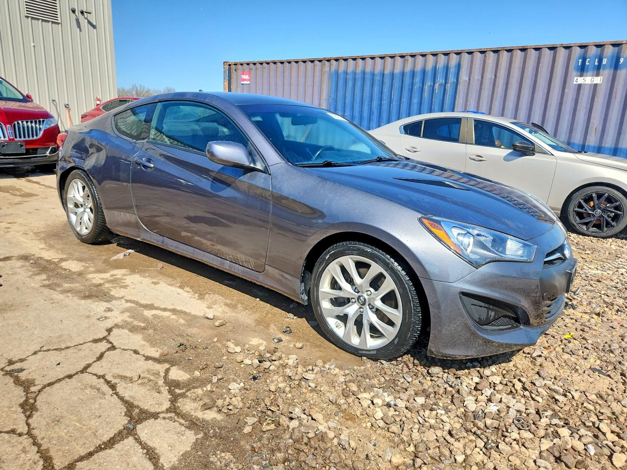 2013 Hyundai Genesis Coupe 2.0t Gray vin: KMHHT6KD5DU110954