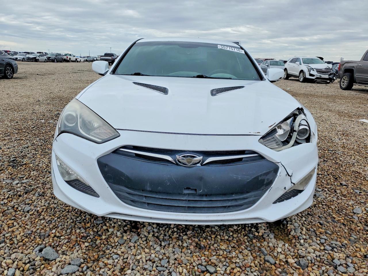 2014 Hyundai Genesis Coupe 2.0t White vin: KMHHT6KD5EU121681