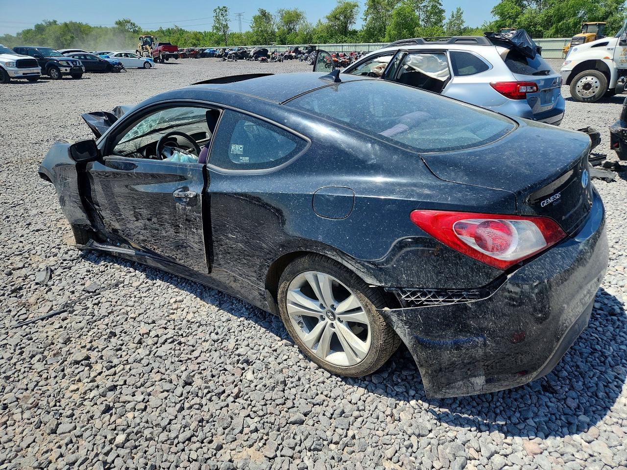 2010 Hyundai Genesis Coupe 2.0t Black vin: KMHHT6KD6AU005299