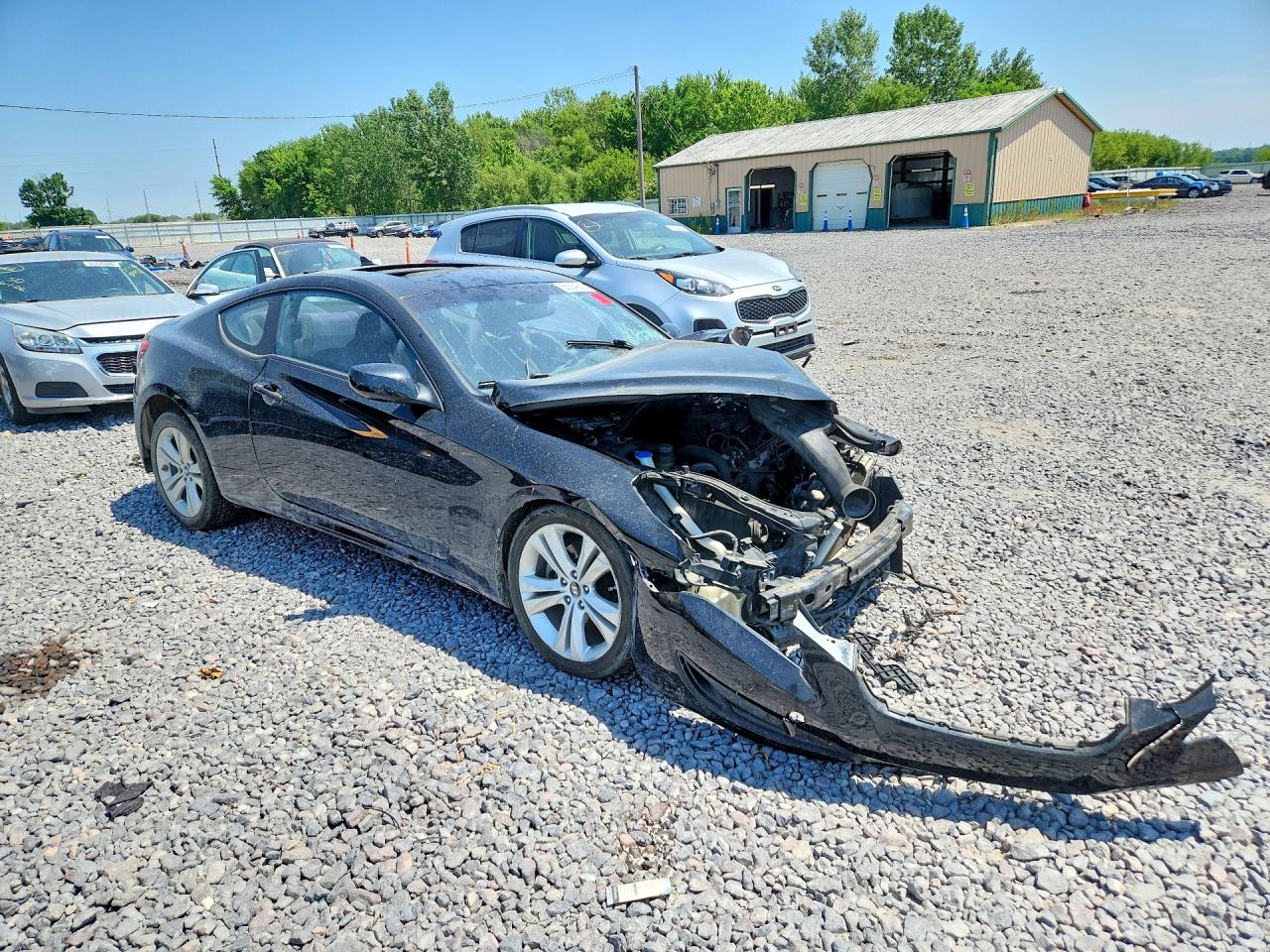 2010 Hyundai Genesis Coupe 2.0t Black vin: KMHHT6KD6AU005299