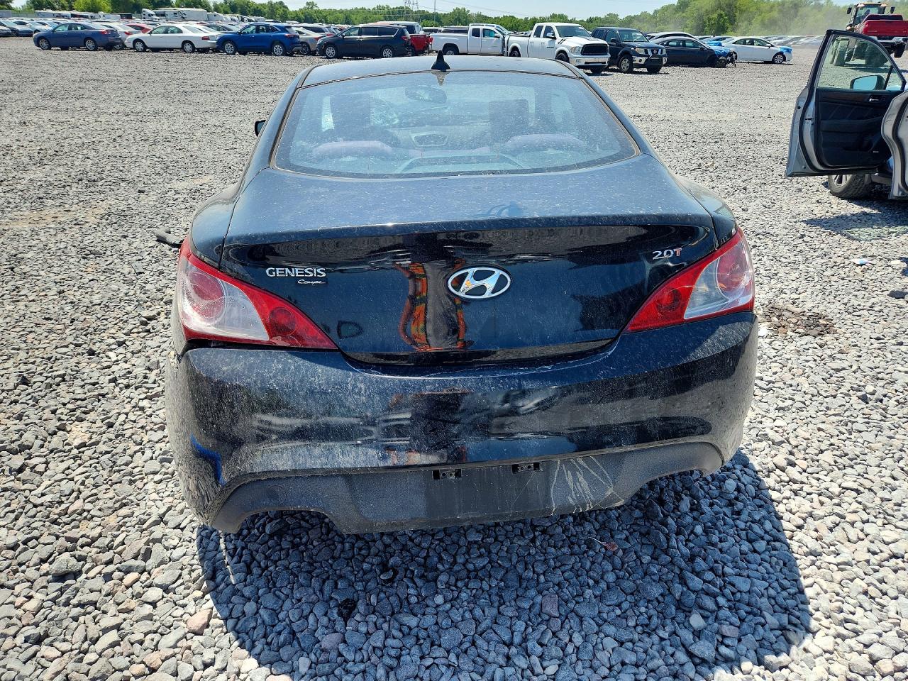 2010 Hyundai Genesis Coupe 2.0t Black vin: KMHHT6KD6AU005299