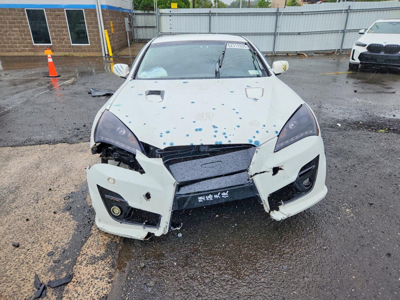 2010 Hyundai Genesis Coupe 2.0t R-spec Белый vin: KMHHT6KD6AU027707