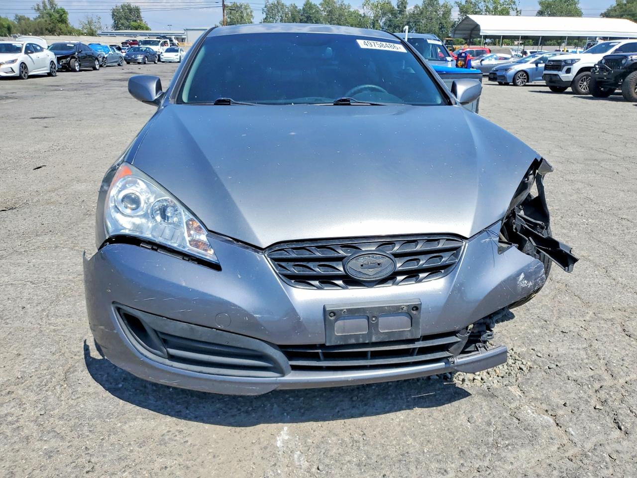 2010 Hyundai Genesis Coupe 2.0t Gray vin: KMHHT6KD6AU035676