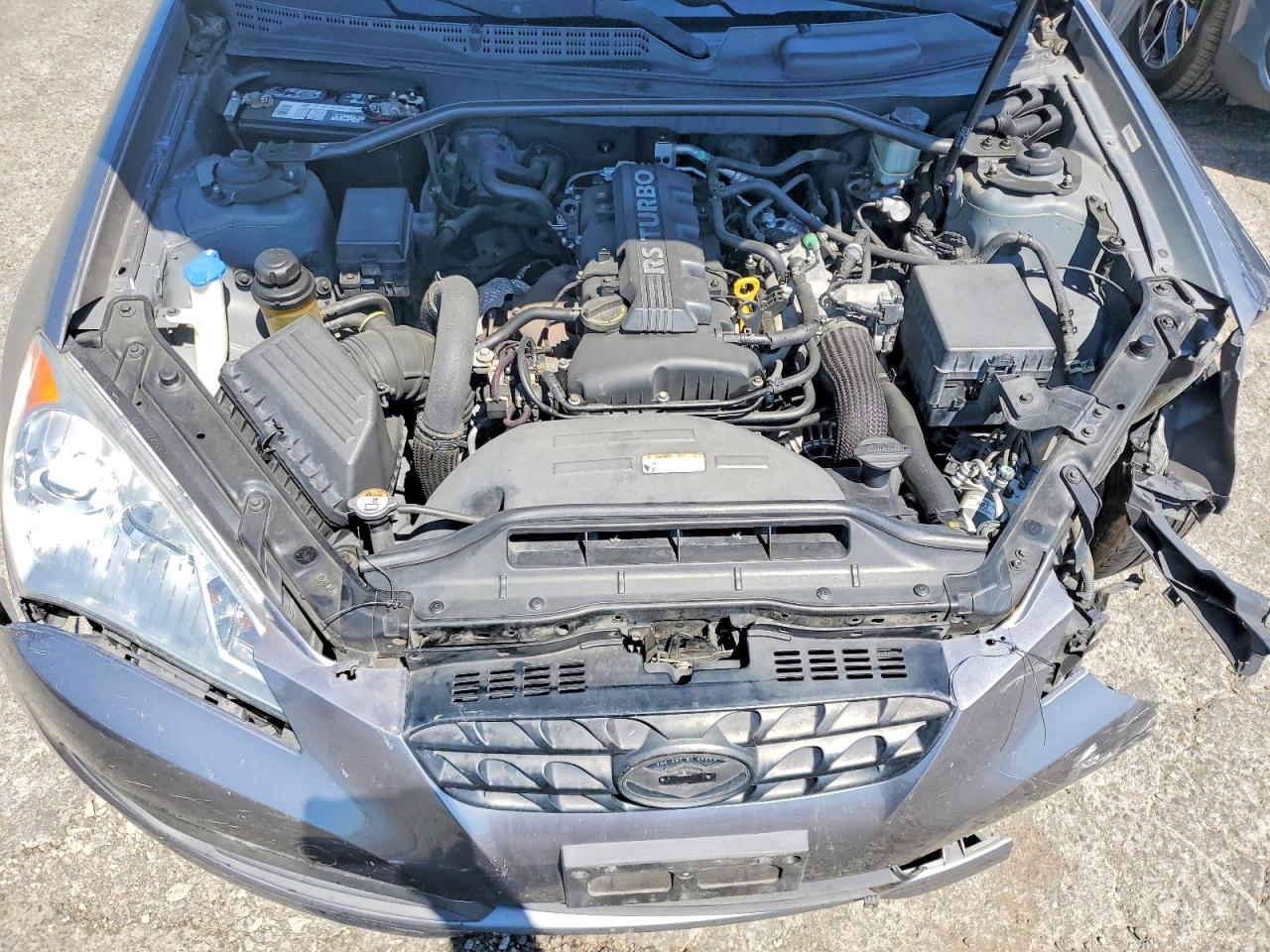 2010 Hyundai Genesis Coupe 2.0t Gray vin: KMHHT6KD6AU035676
