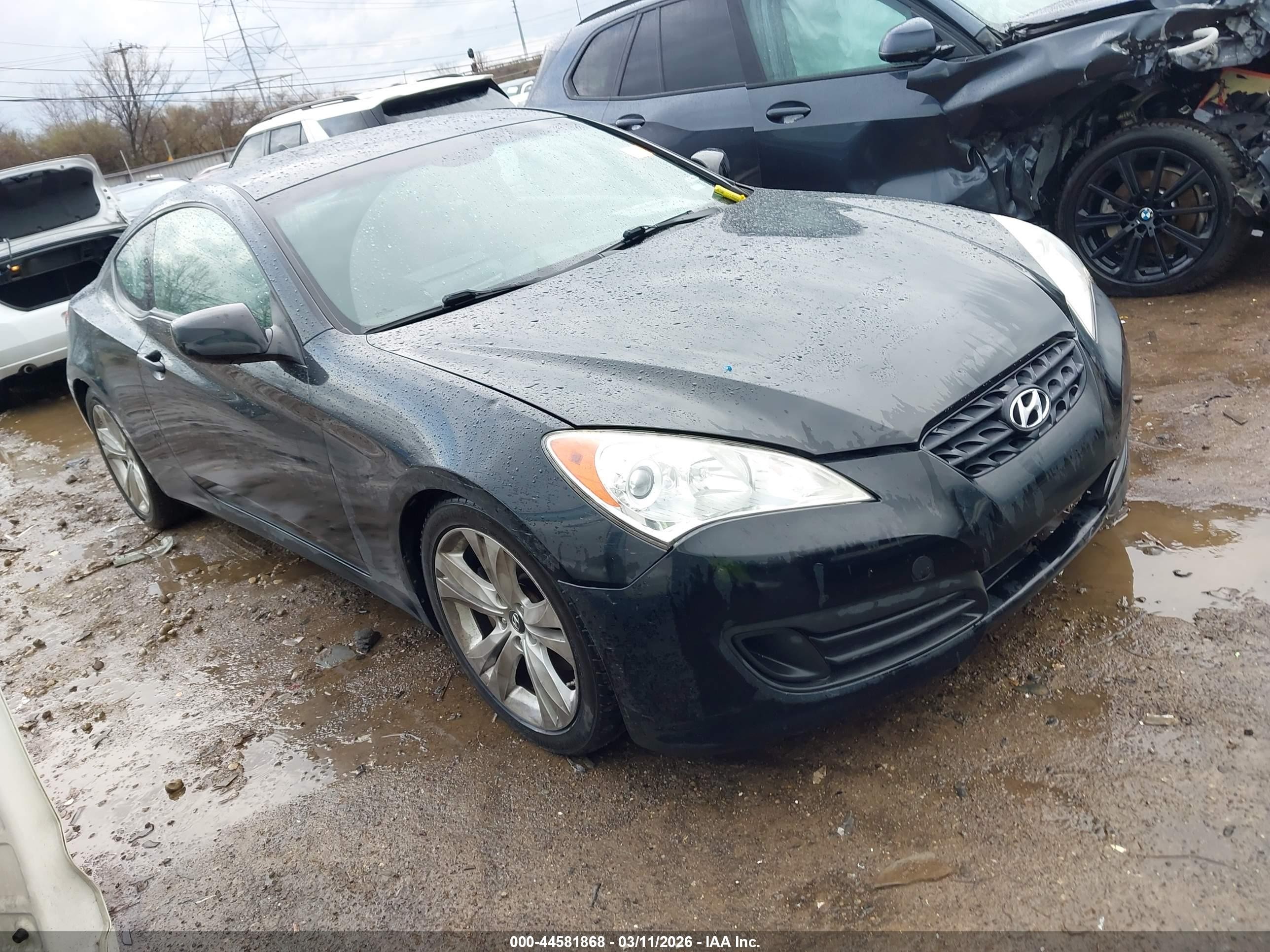 2010 Hyundai Genesis 2.0t Premium Black vin: KMHHT6KD6AU041378