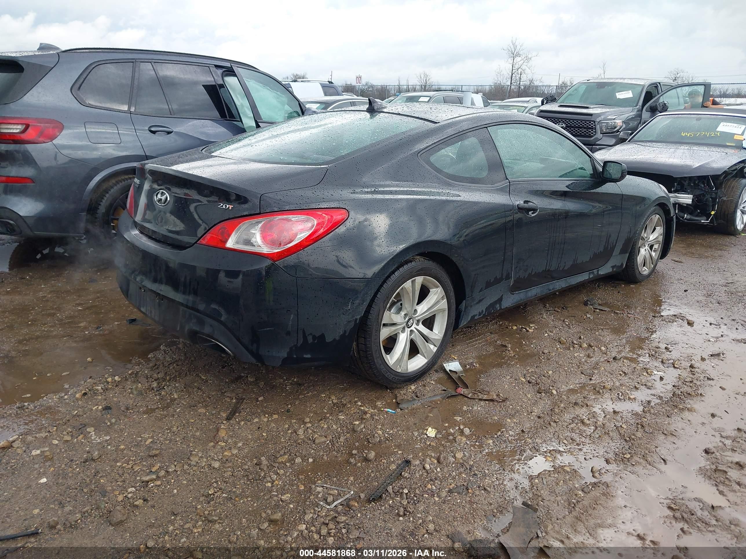2010 Hyundai Genesis 2.0t Premium Black vin: KMHHT6KD6AU041378