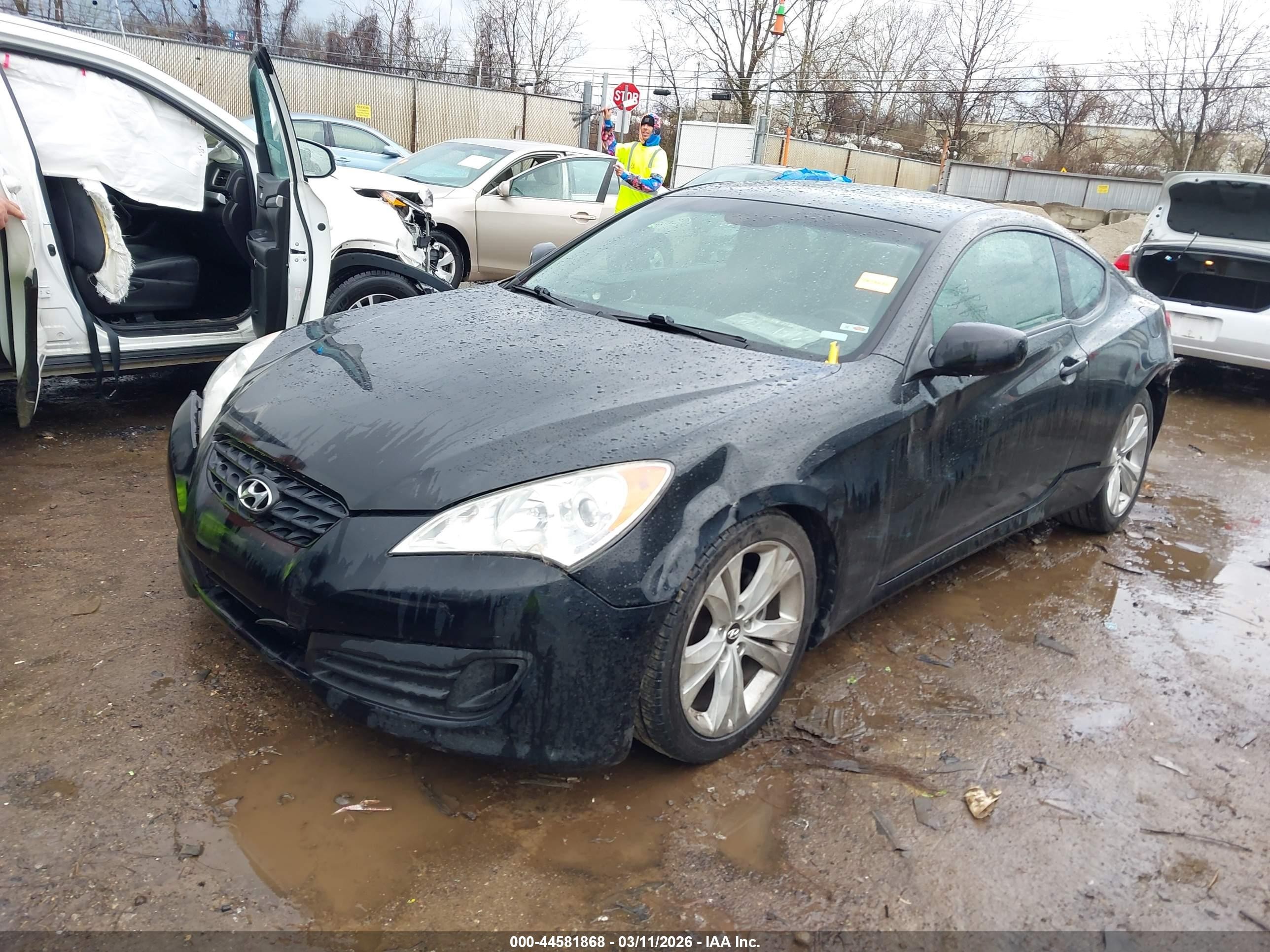 2010 Hyundai Genesis 2.0t Premium Black vin: KMHHT6KD6AU041378