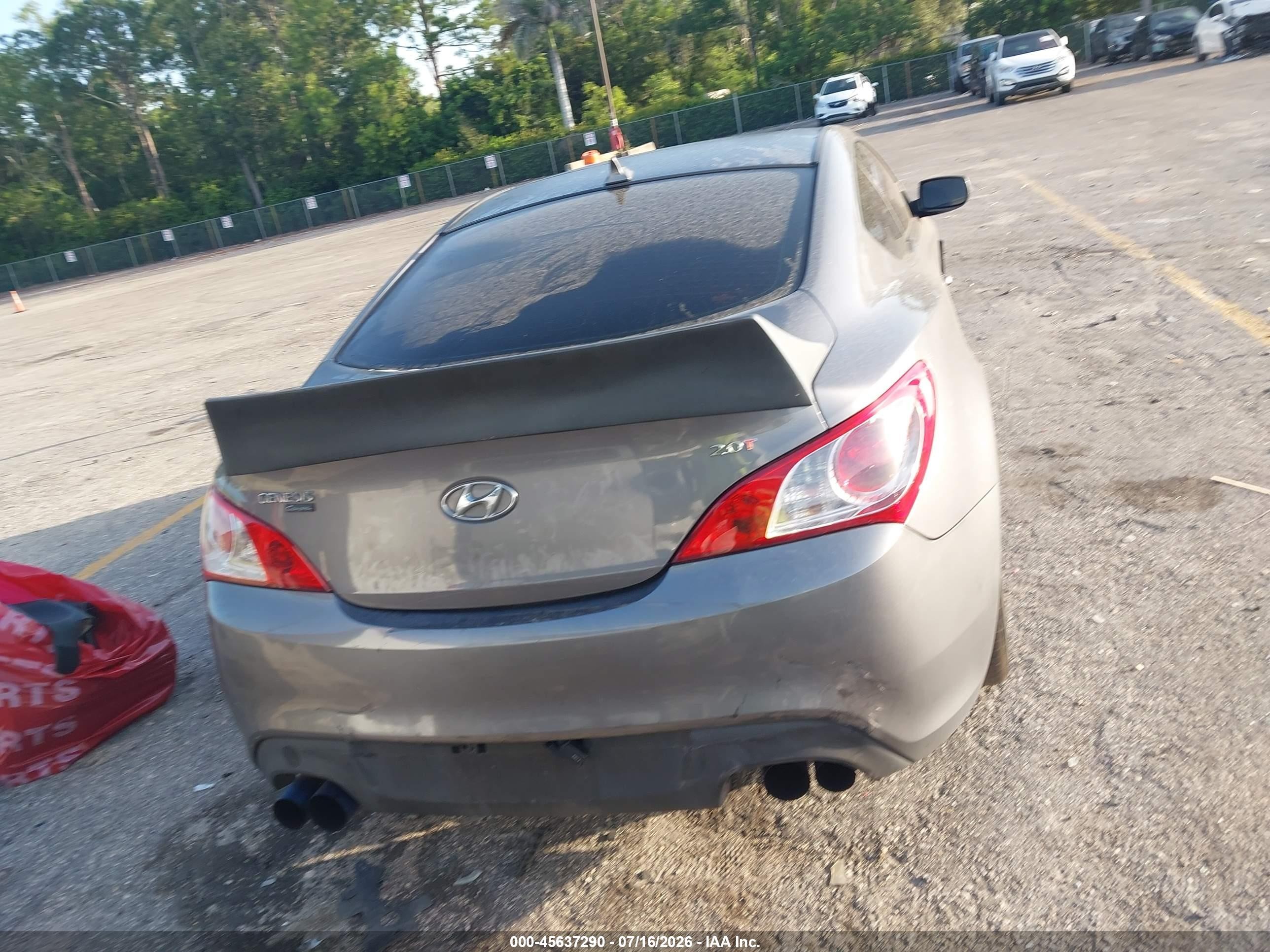 2011 Hyundai Genesis 2.0t Premium Gray vin: KMHHT6KD6BU056867