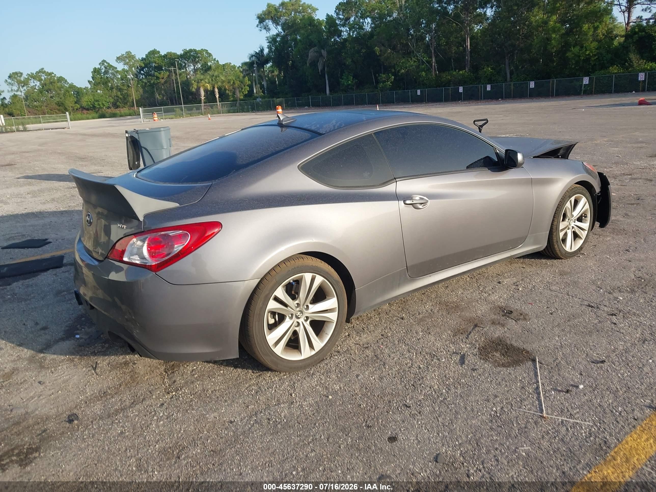 2011 Hyundai Genesis 2.0t Premium Gray vin: KMHHT6KD6BU056867