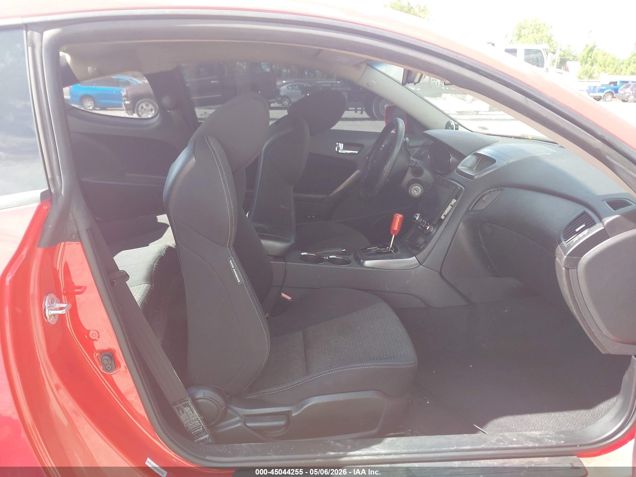 2012 Hyundai Genesis 2.0t Red vin: KMHHT6KD6CU067031